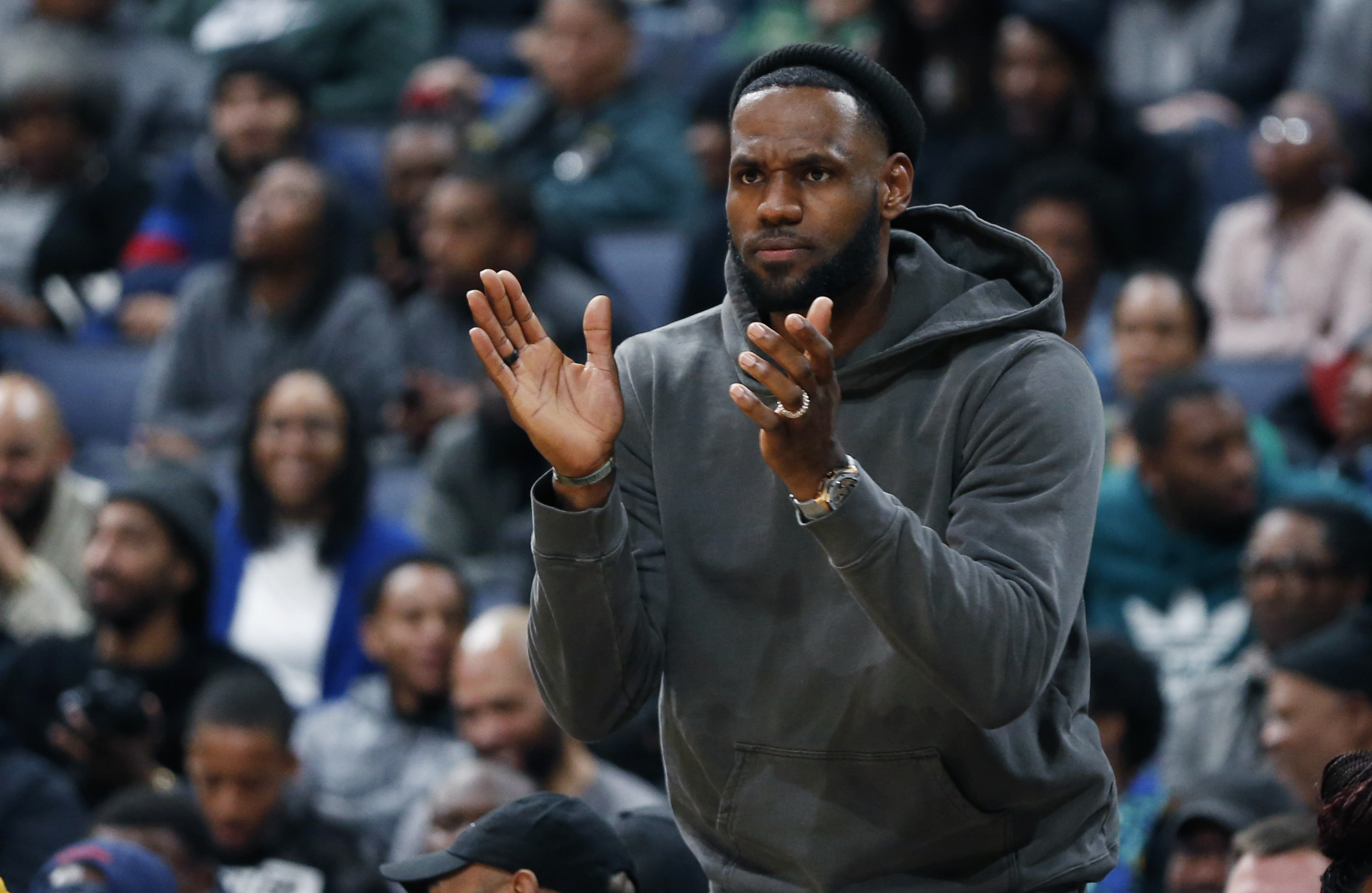 LeBron James returns to St. Vincent-St. Mary to honor his high school  coach, Dru Joyce - Sports Illustrated High School News, Analysis and More