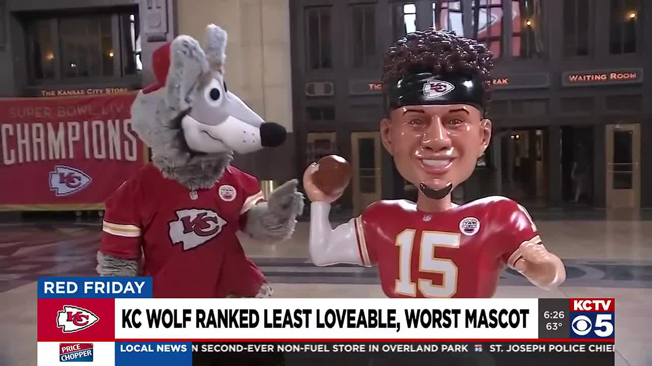 Chiefs' mascot, KC Wolf, voted the worst in the NFL