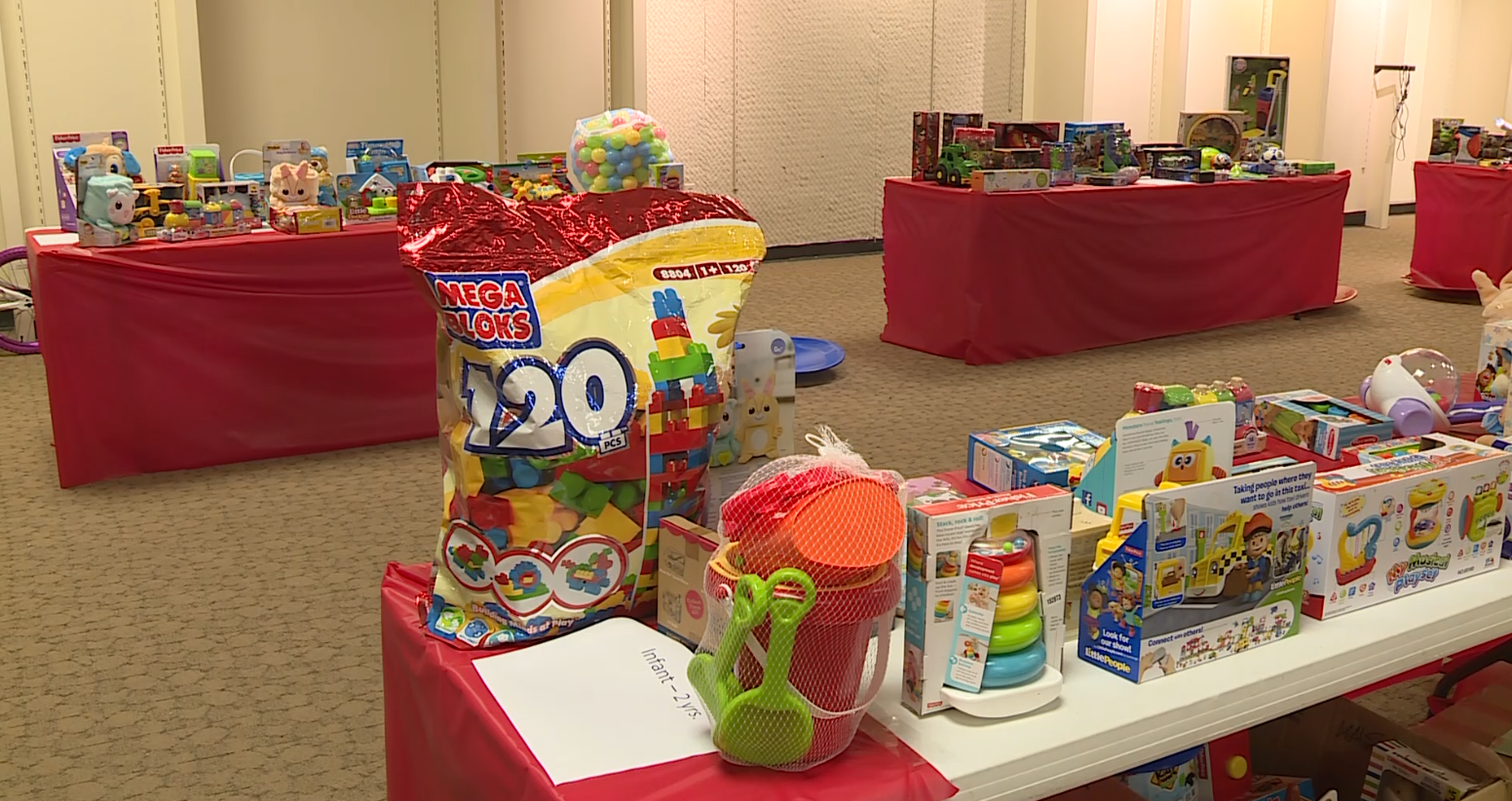 Toys For Tots Salvation Army Set Up