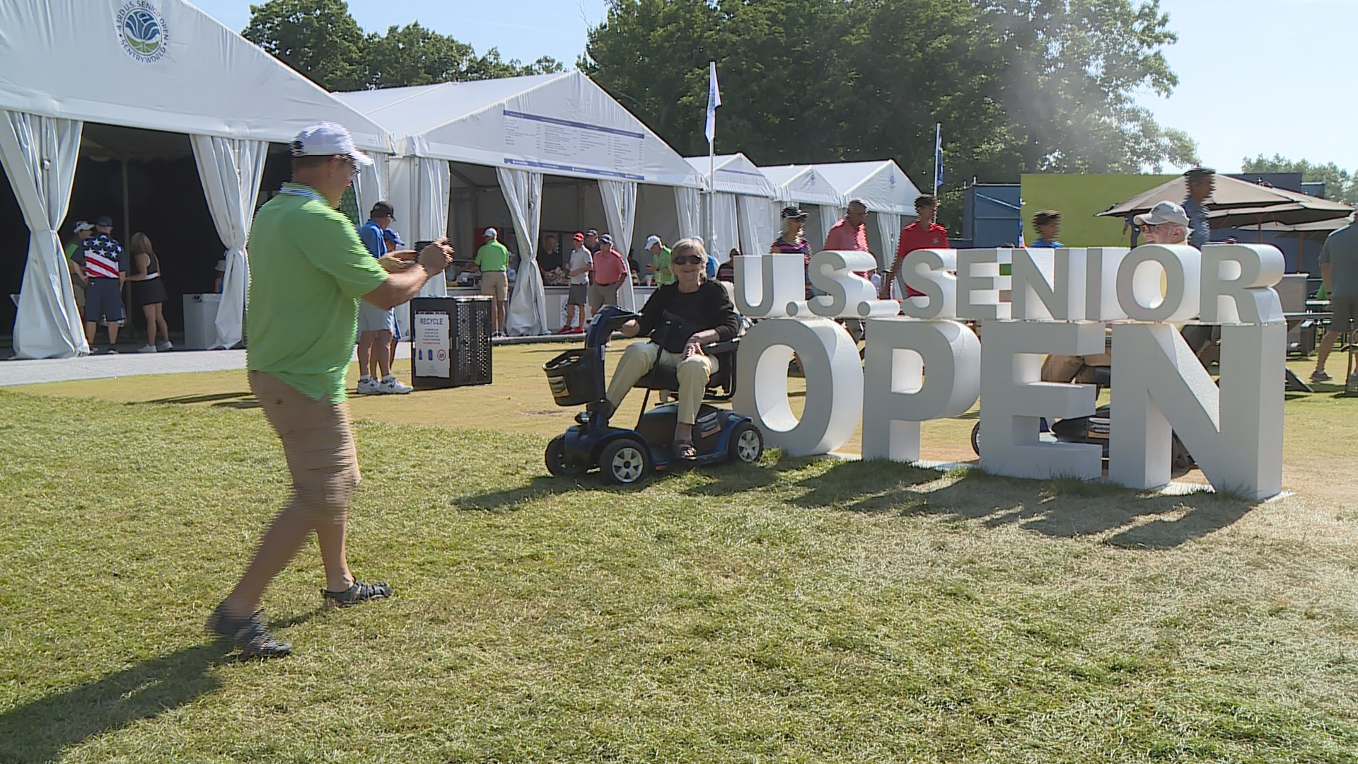 U.S. Senior Open Welcomed Fans In New Ways