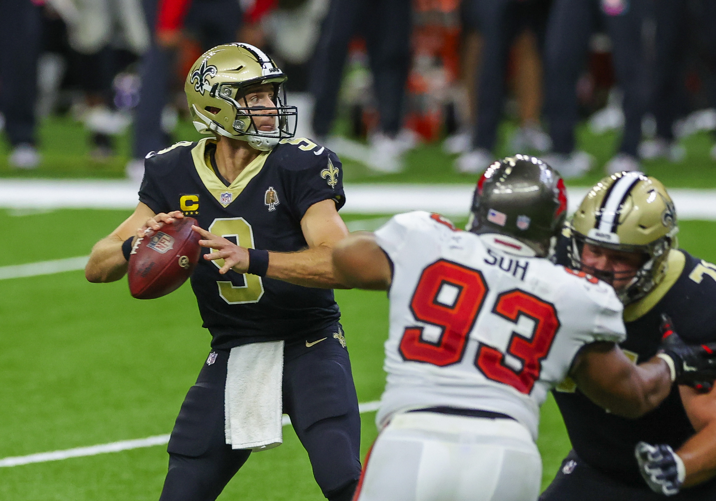 After allowing touchdown, Malcolm Jenkins flipped off Sean Payton