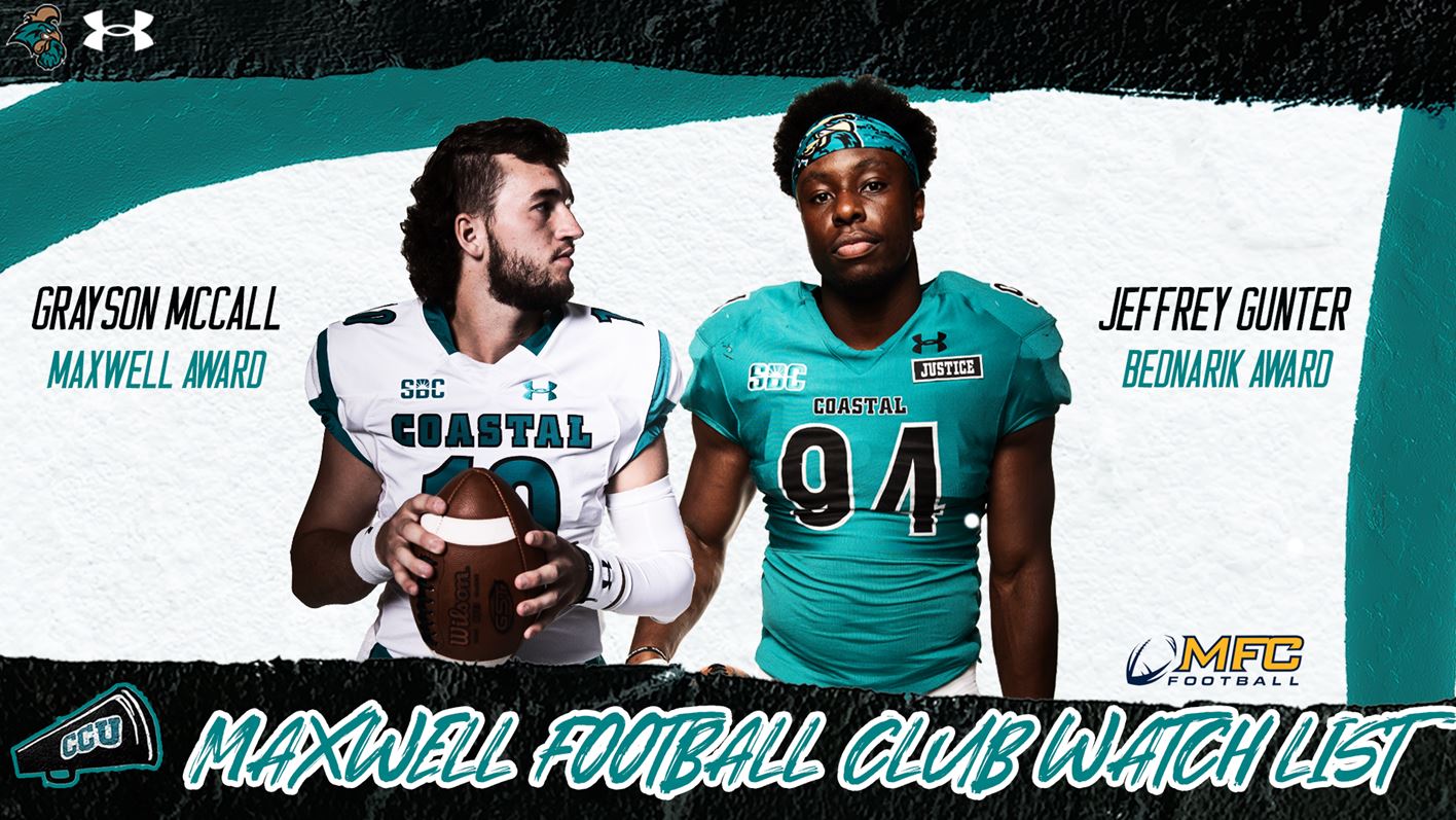 McCall Earns Spot on Davey O'Brien Award 2022 Preseason Watch List -  Coastal Carolina University Athletics