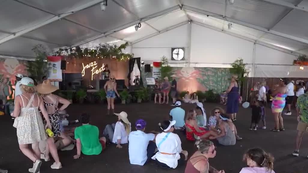 Hidden gems at Jazz Fest offer shade, air conditioning and local art