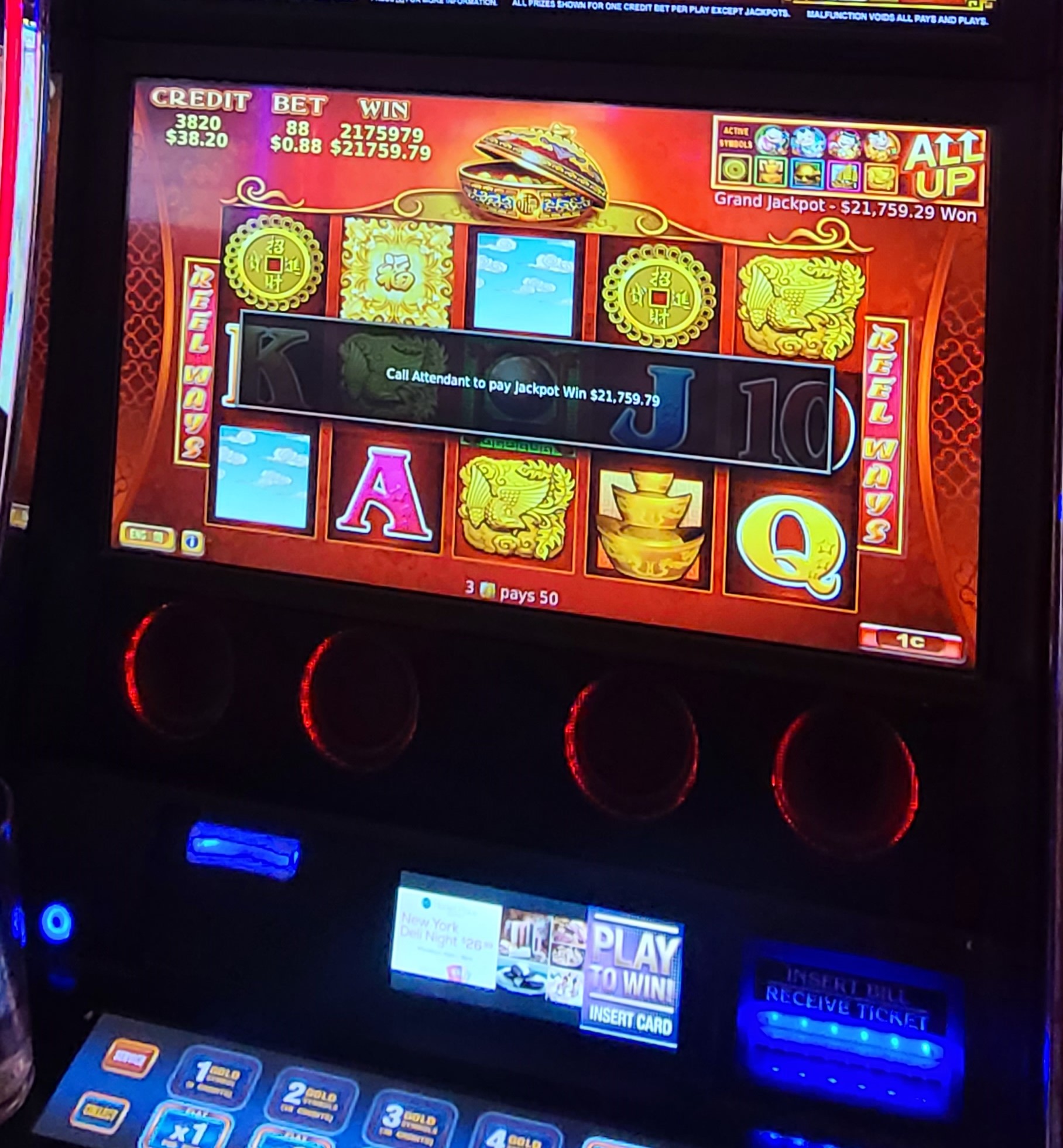 Las Vegas local turns 88-cent bet into nearly $22K at off-Strip casino