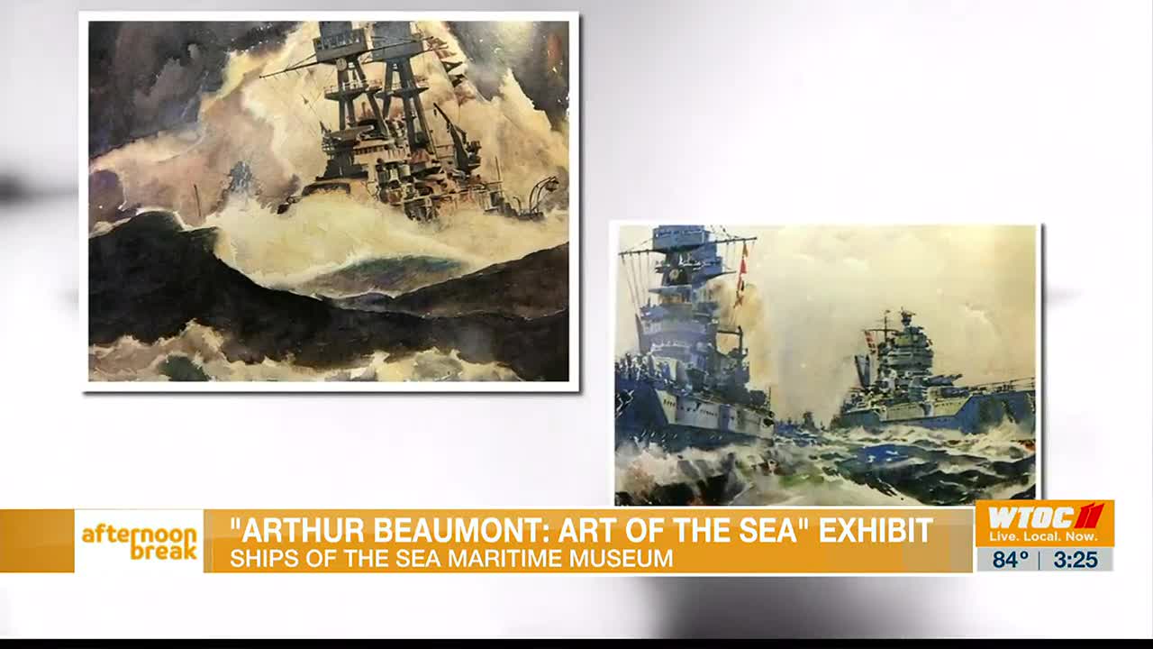 Arthur Beaumont Art of the Sea exhibit on display in Savannah