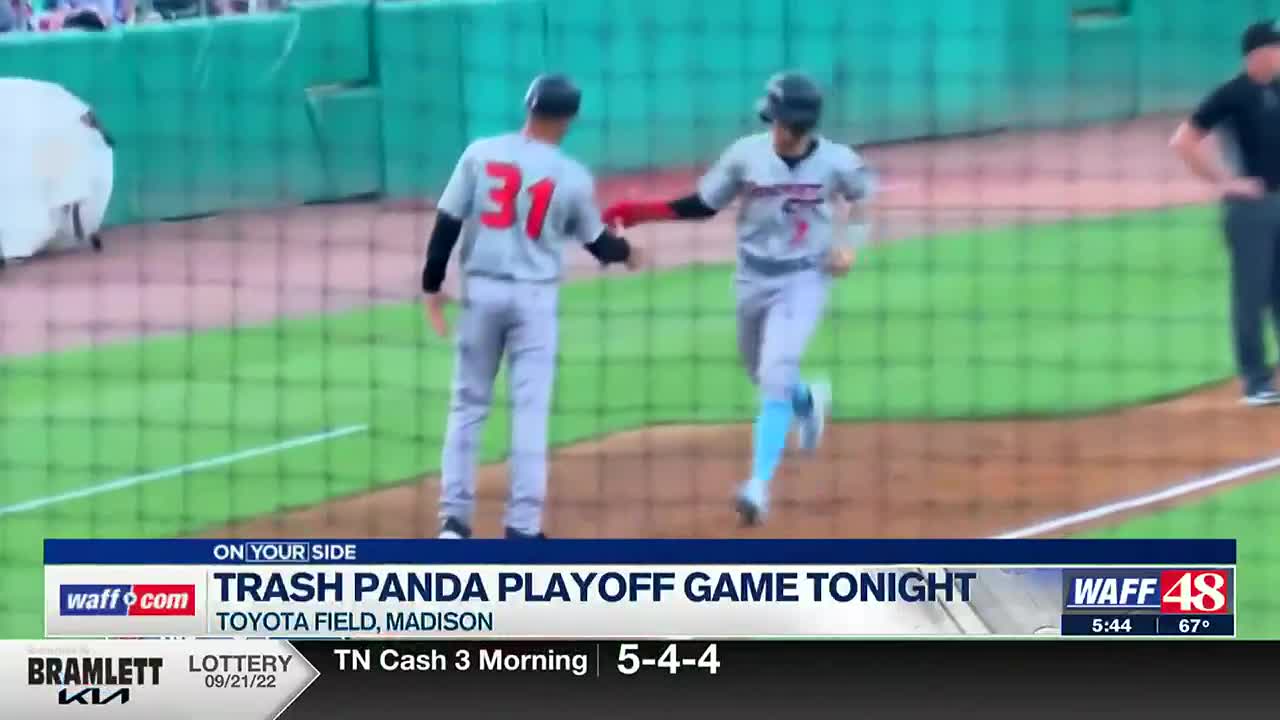 Rocket City Trash Pandas could clinch Division Series with