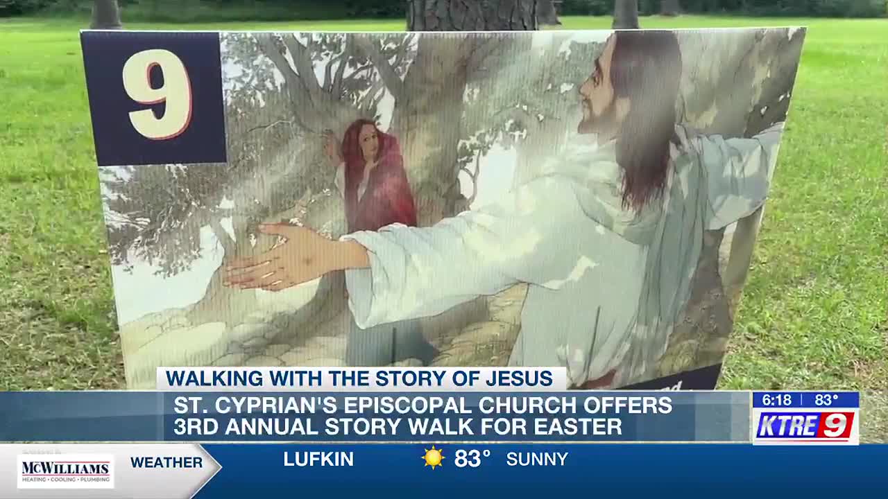 Walking To Church On Easter