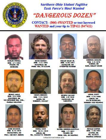 TAKE A LOOK: Ohio's most wanted fugitives