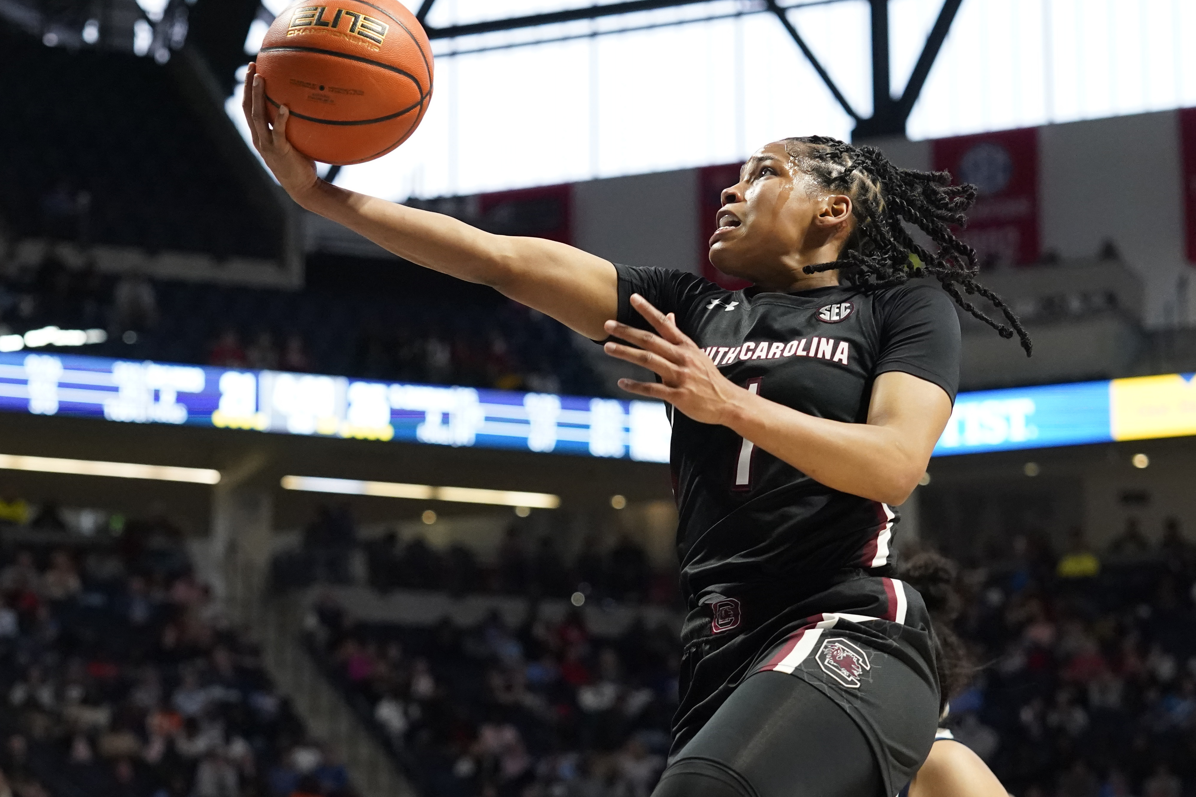 No. 1 South Carolina survives 64-57 in overtime at Ole Miss