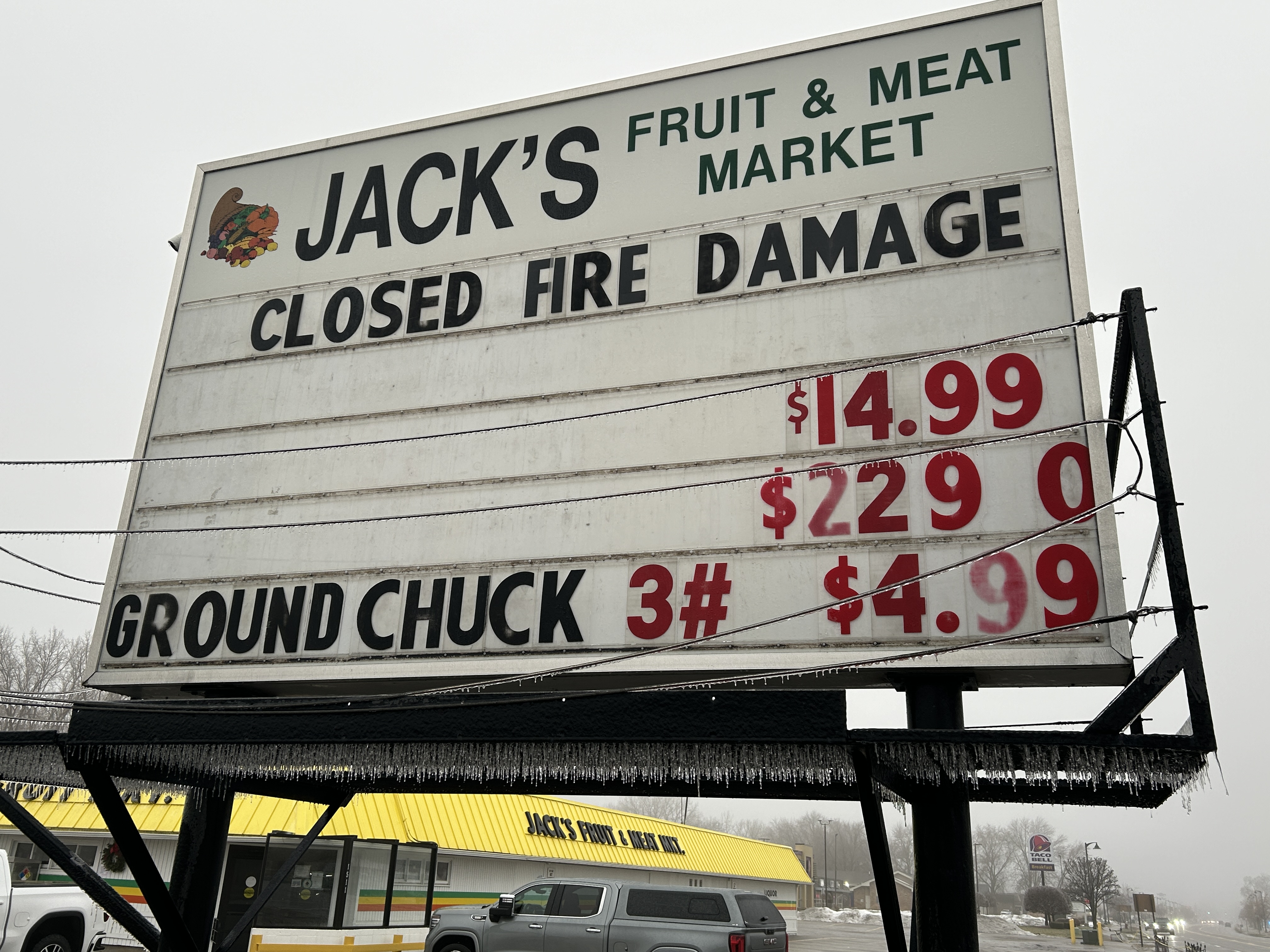 Jack's Essexville location closed following fire