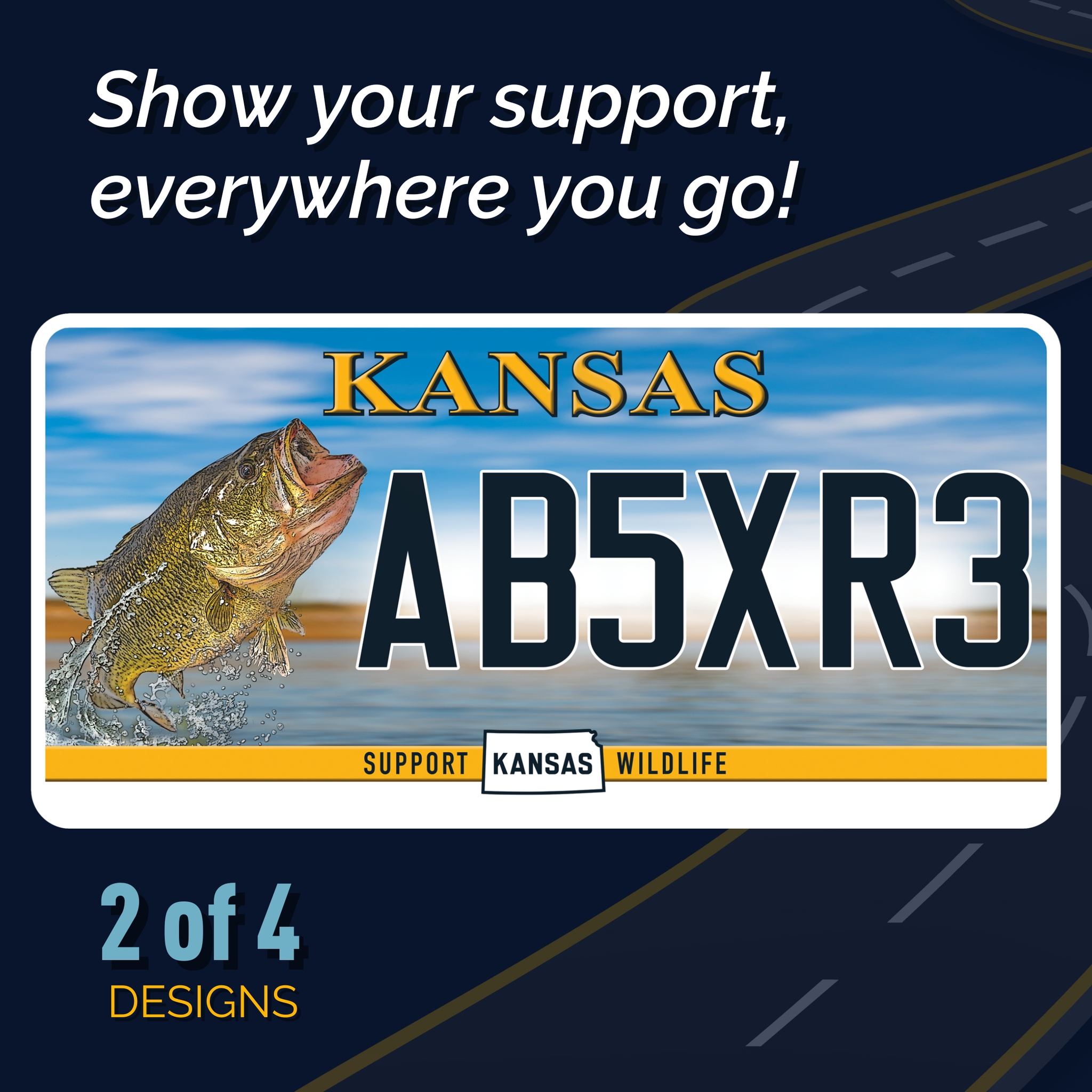 KDWP urges Kansans to vote on new conservation license plate designs