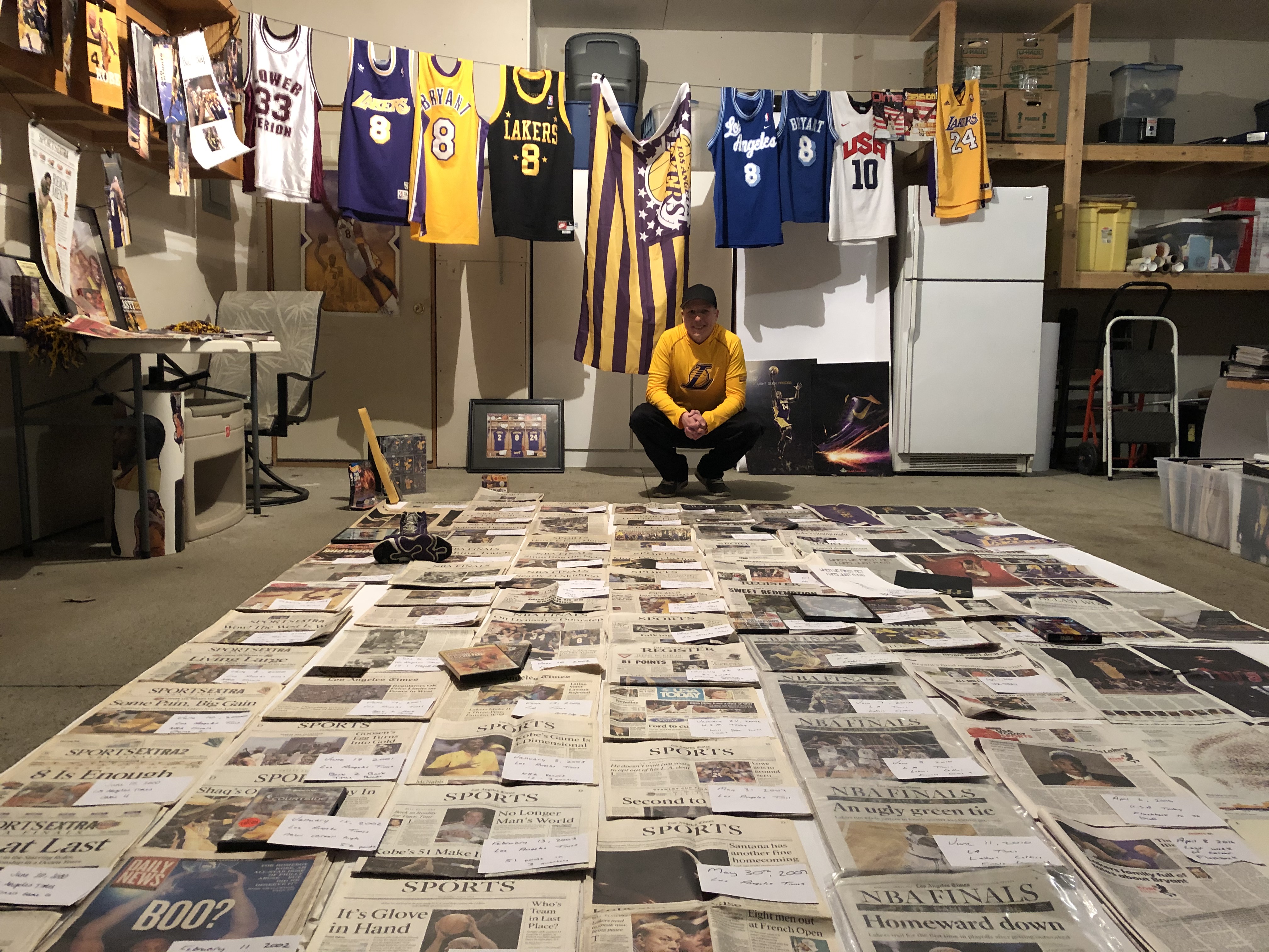 Kobe Bryant memorabilia in high demand following basketball