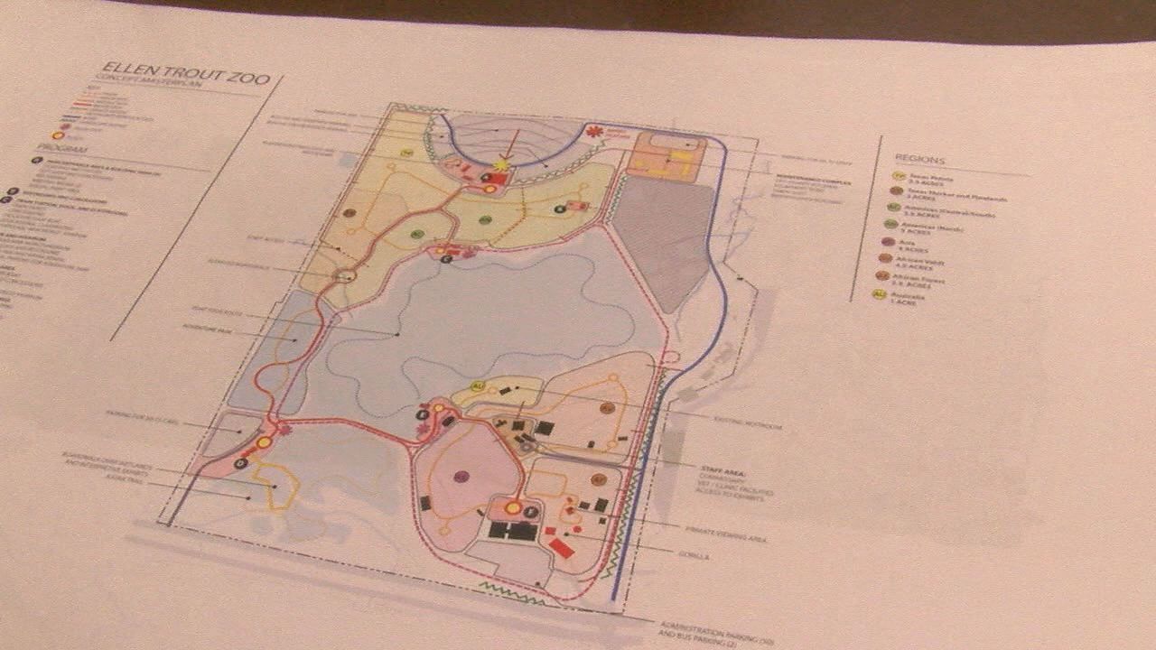 Ellen Trout Zoo Map Ellen Trout Zoo Looking To Future With Updated Master Plan