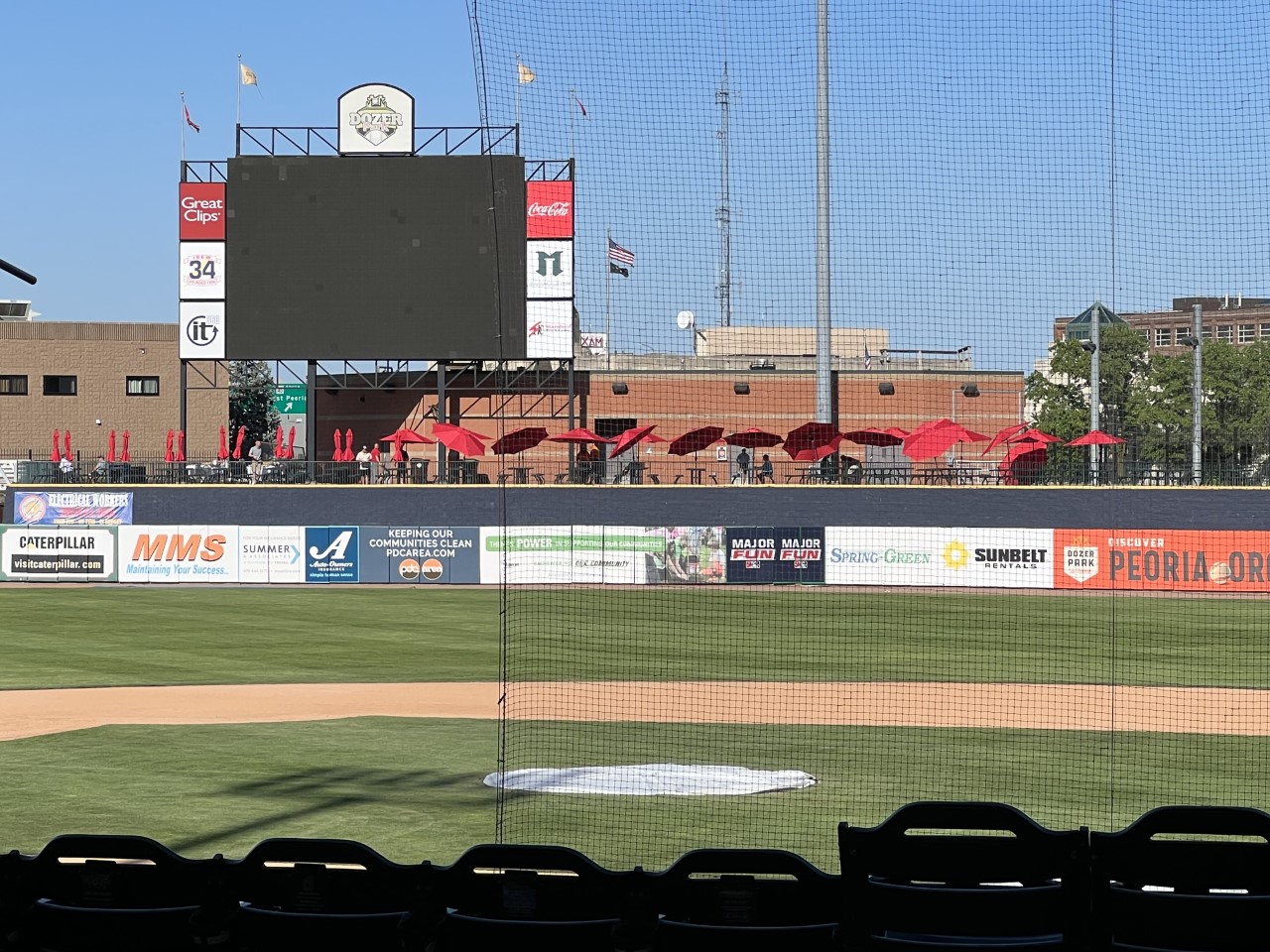 Dozer Park, Minor League Baseball Stadium - River City Construction