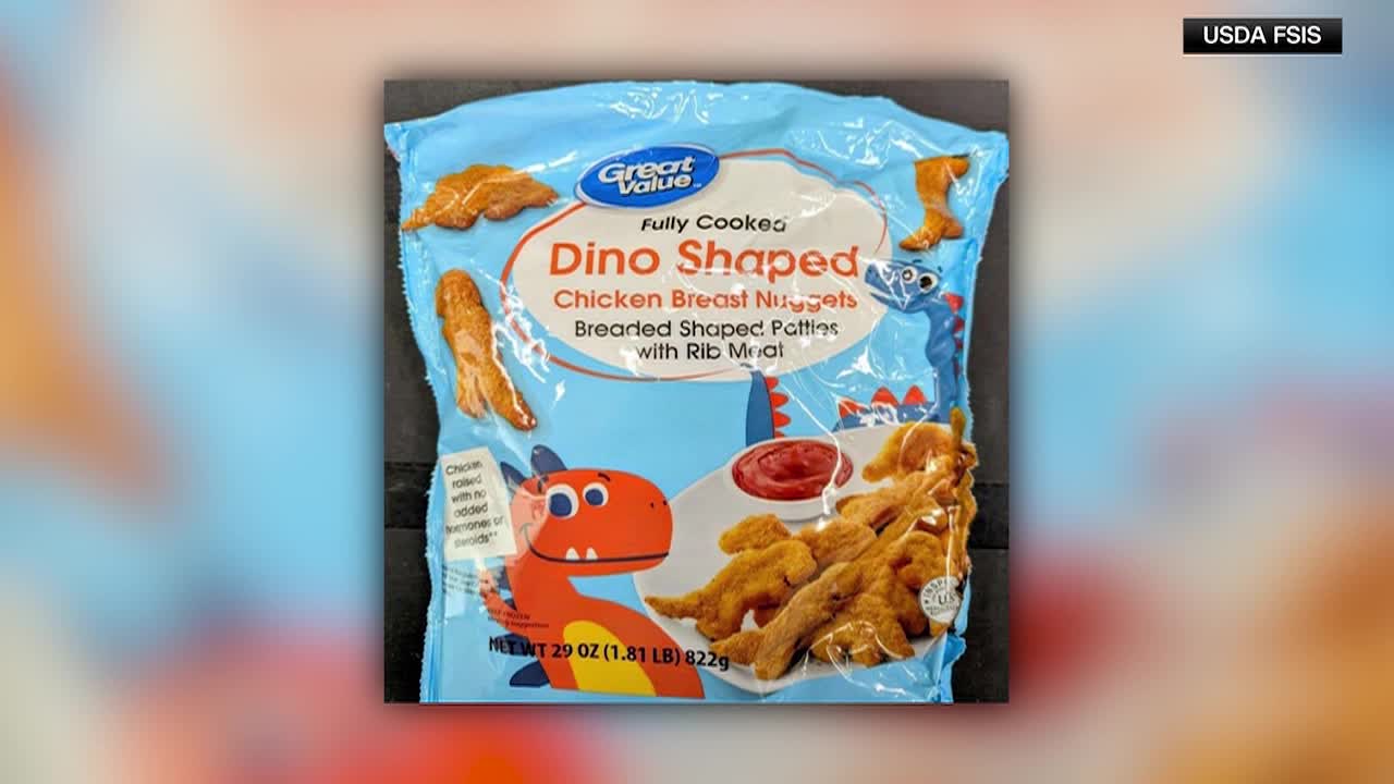 Dino-shaped nuggets could contain lead, officials say