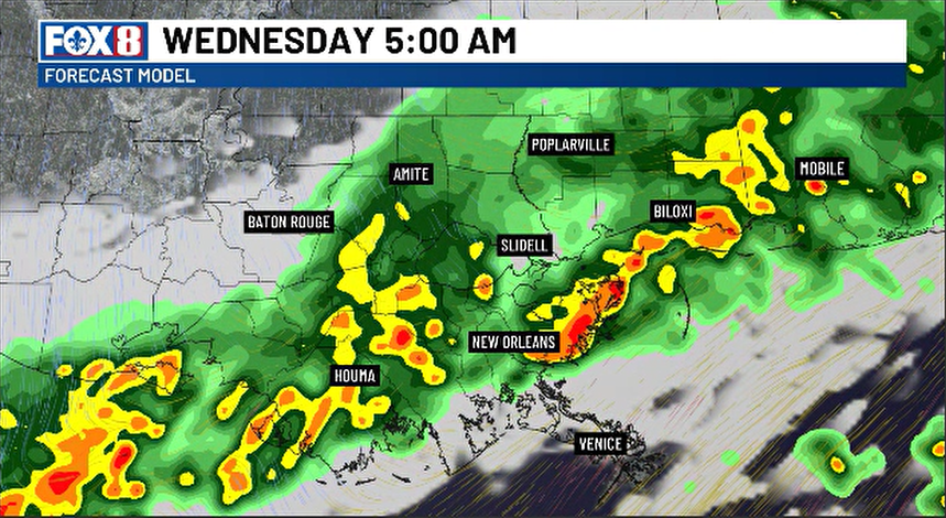 Another cold front moves through overnight