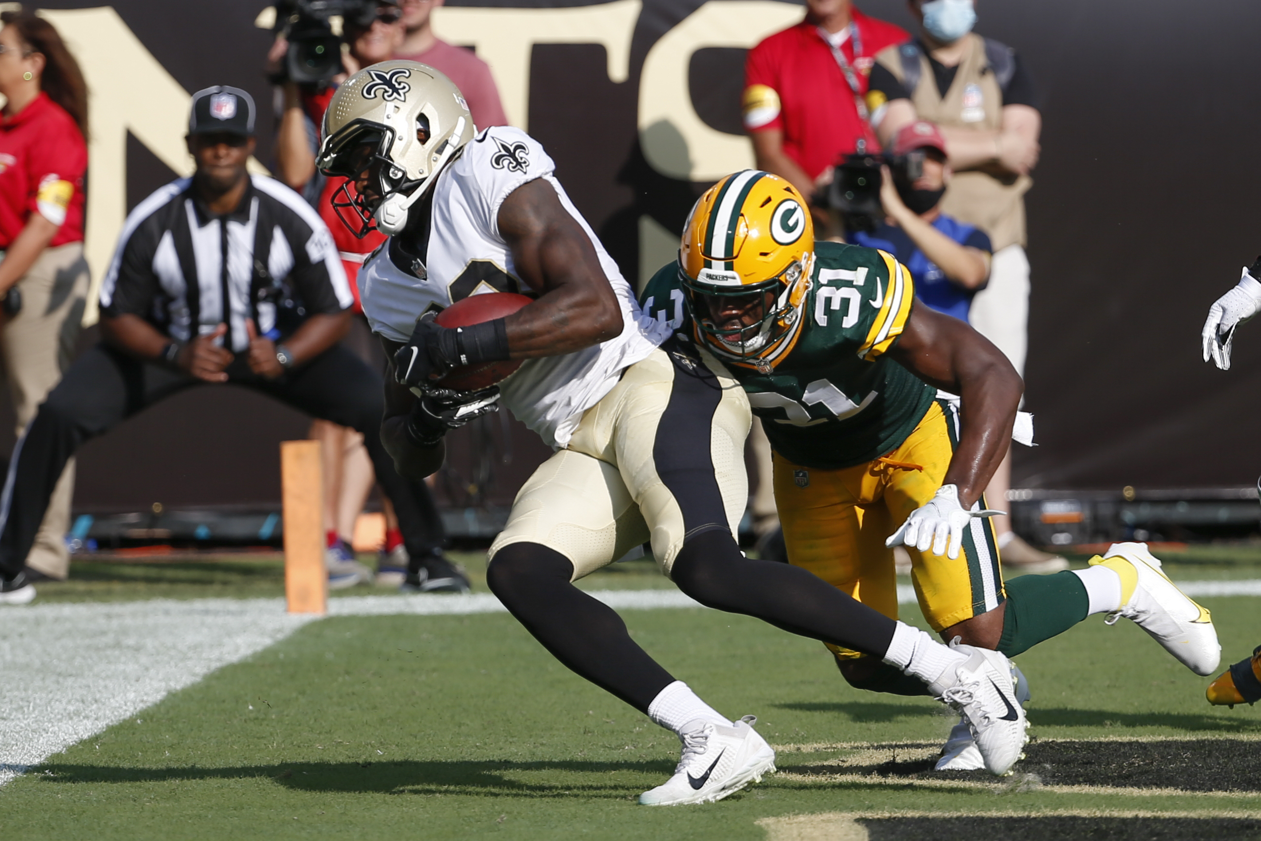 Saints beat Packers in opener, 38-3