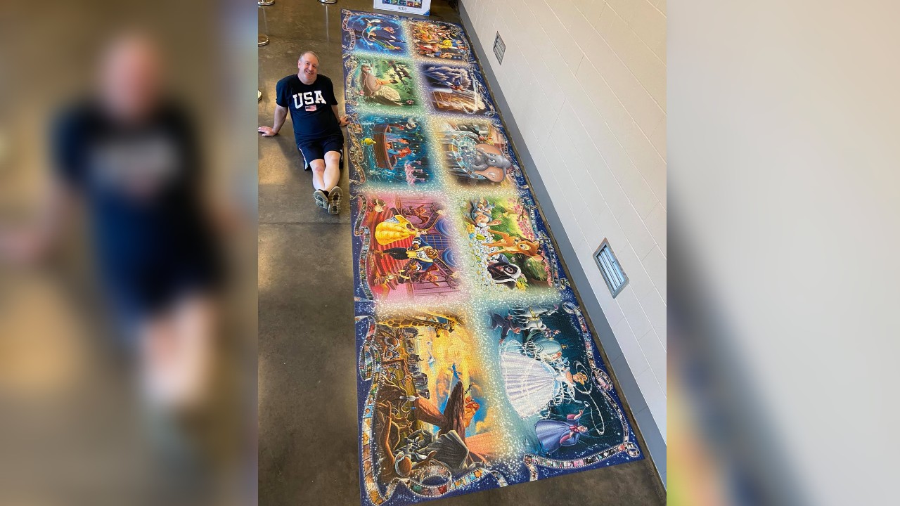 Texas woman completes 40,000-piece puzzle that honors several