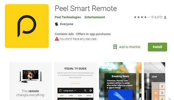 App Of The Day Peel Smart Remote
