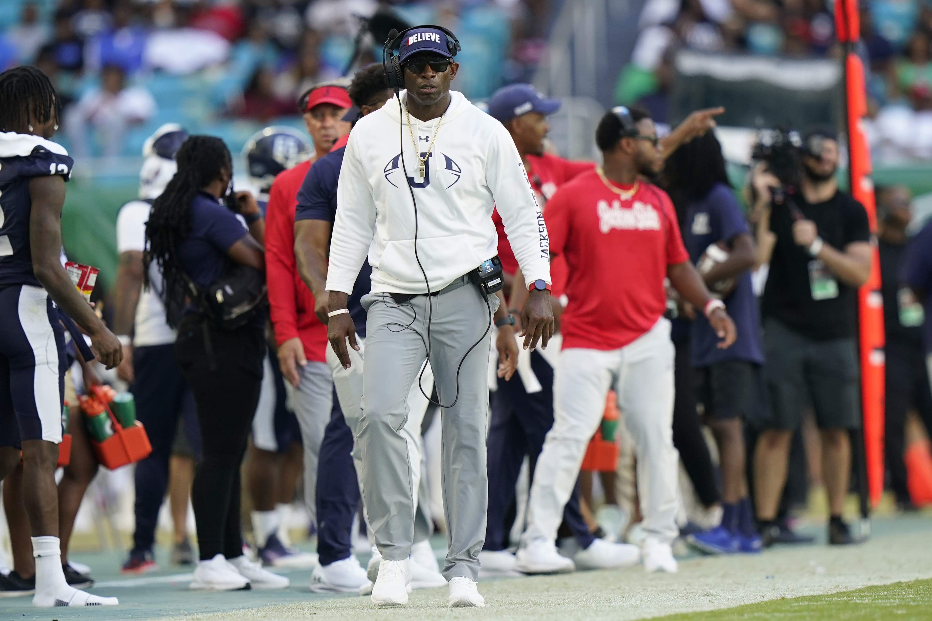 Deion Sanders SWAG Entrance Jackson State 2023 #swac#swag#coachprimetv, Deion  Sanders Locker Room Music