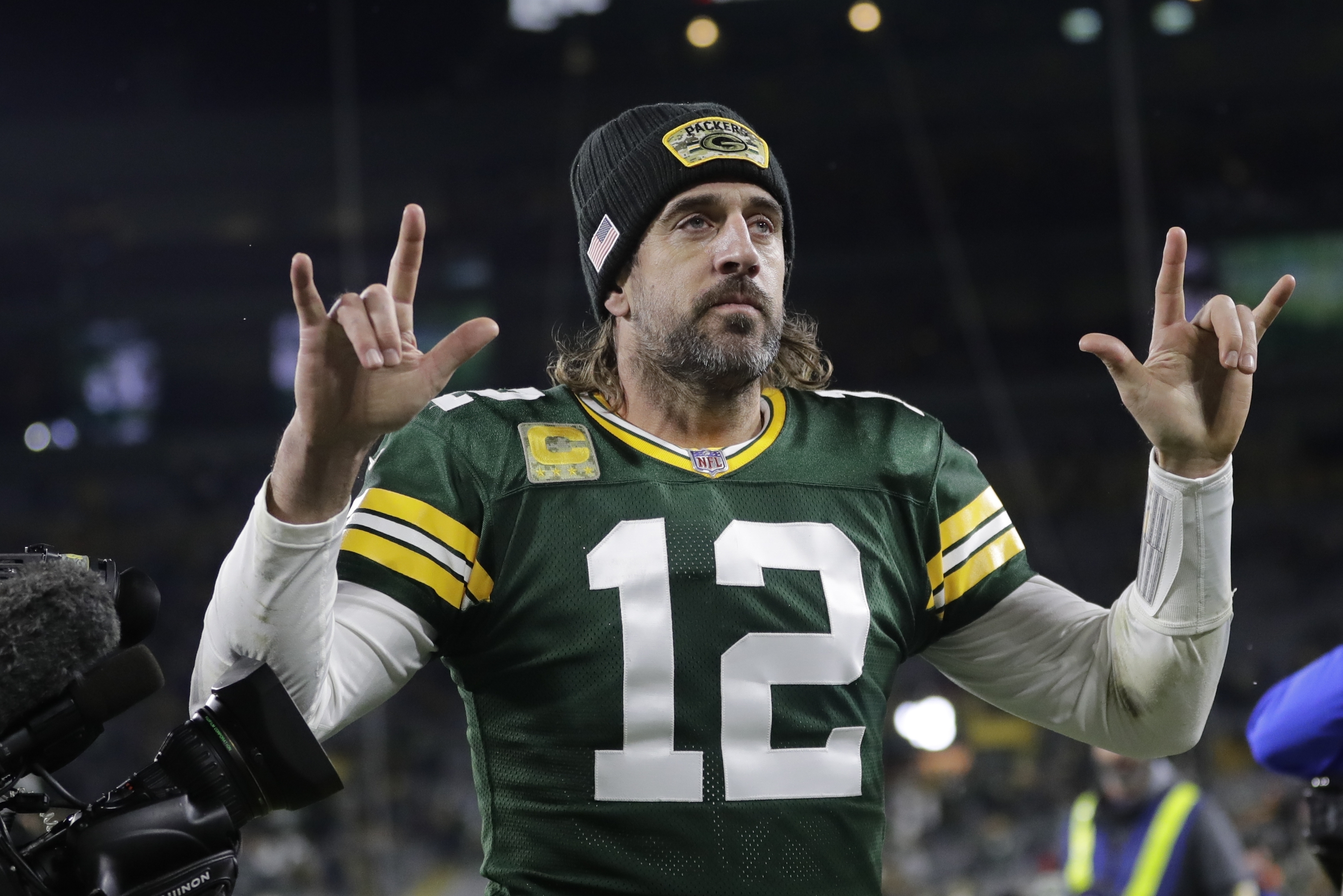 Rodgers gets 'misty' after return to play