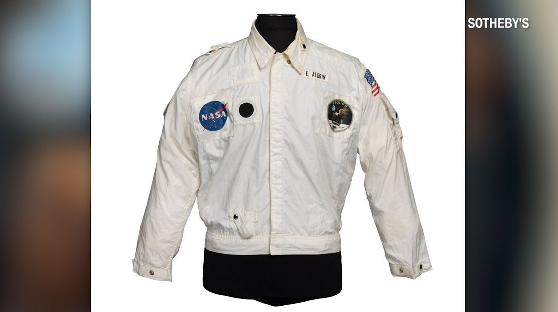 Buzz Aldrin's moon landing jacket sold for more than $2 million at