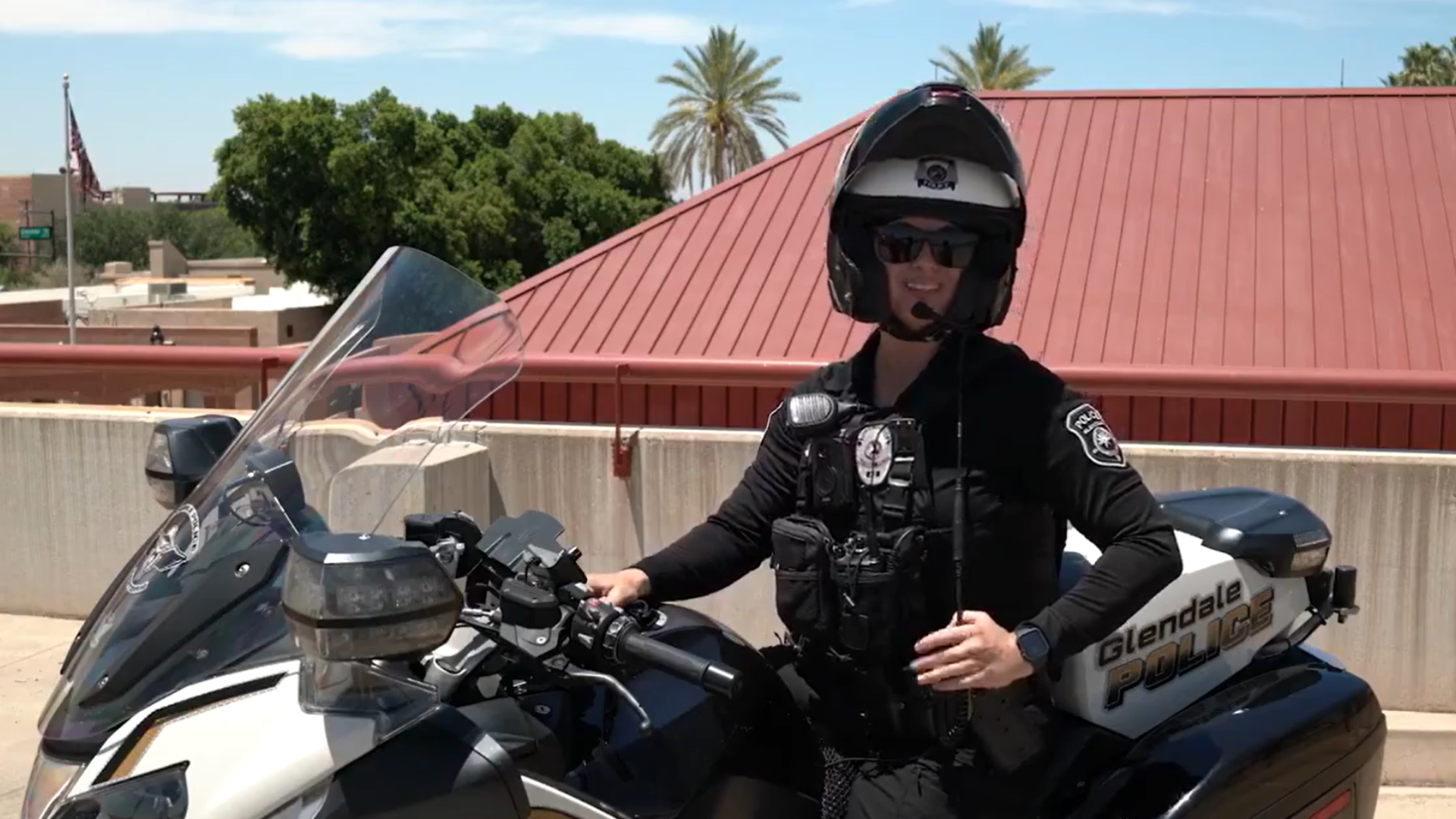 Police department welcomes first female motorcycle officer