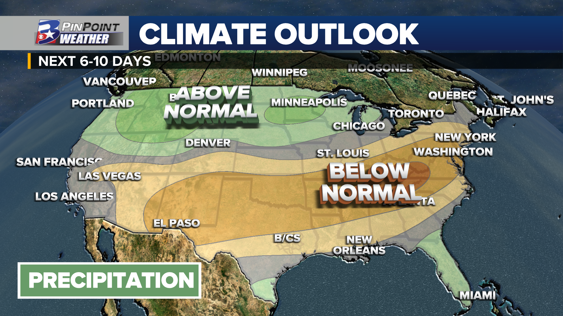 Cold front is on the way. Do not expect a big weather shake up