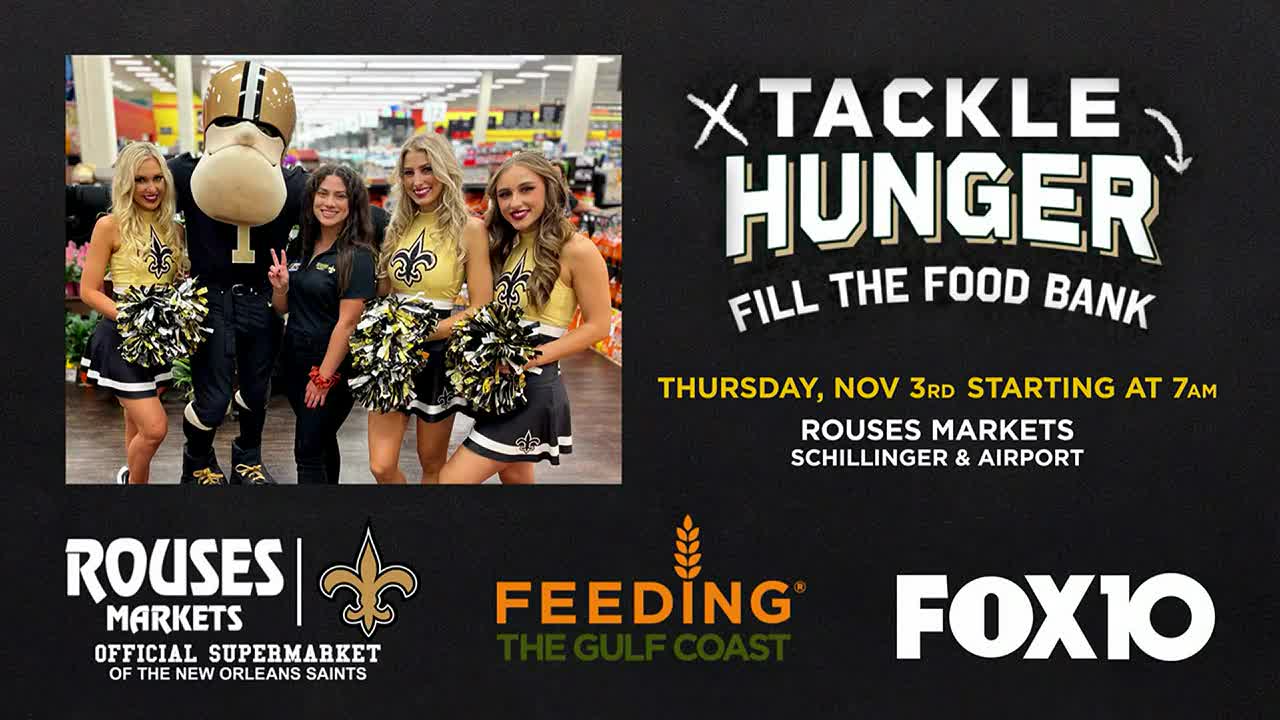 Photos: Saints, Rouses Markets host 2023 food drive in Metairie, LA