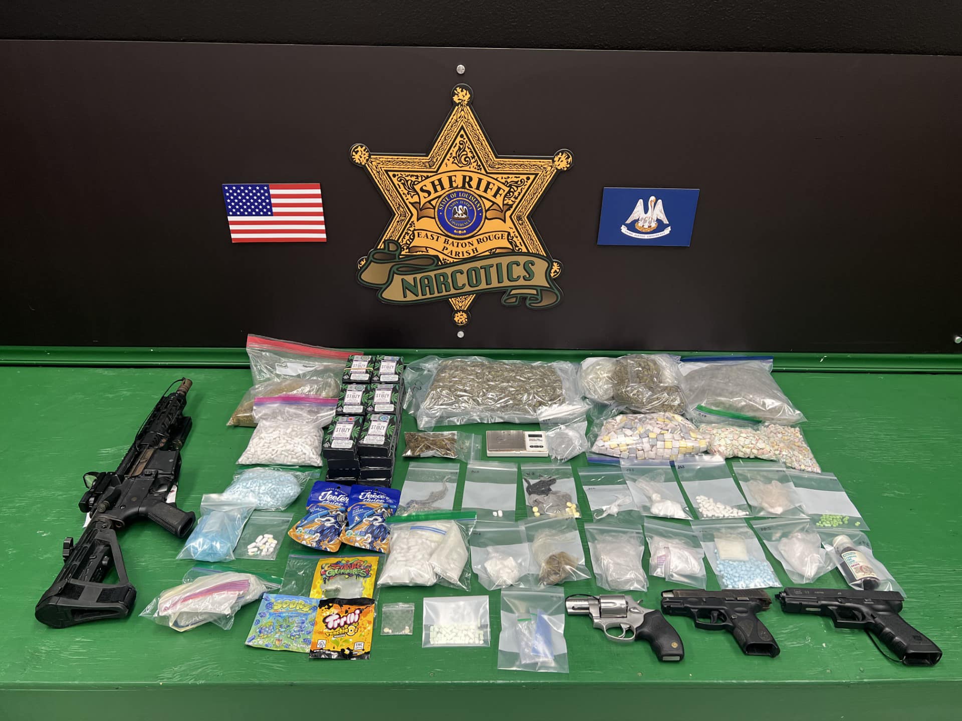 Deadly overdose leads to major drug bust in BR; fentanyl, cocaine, guns  seized