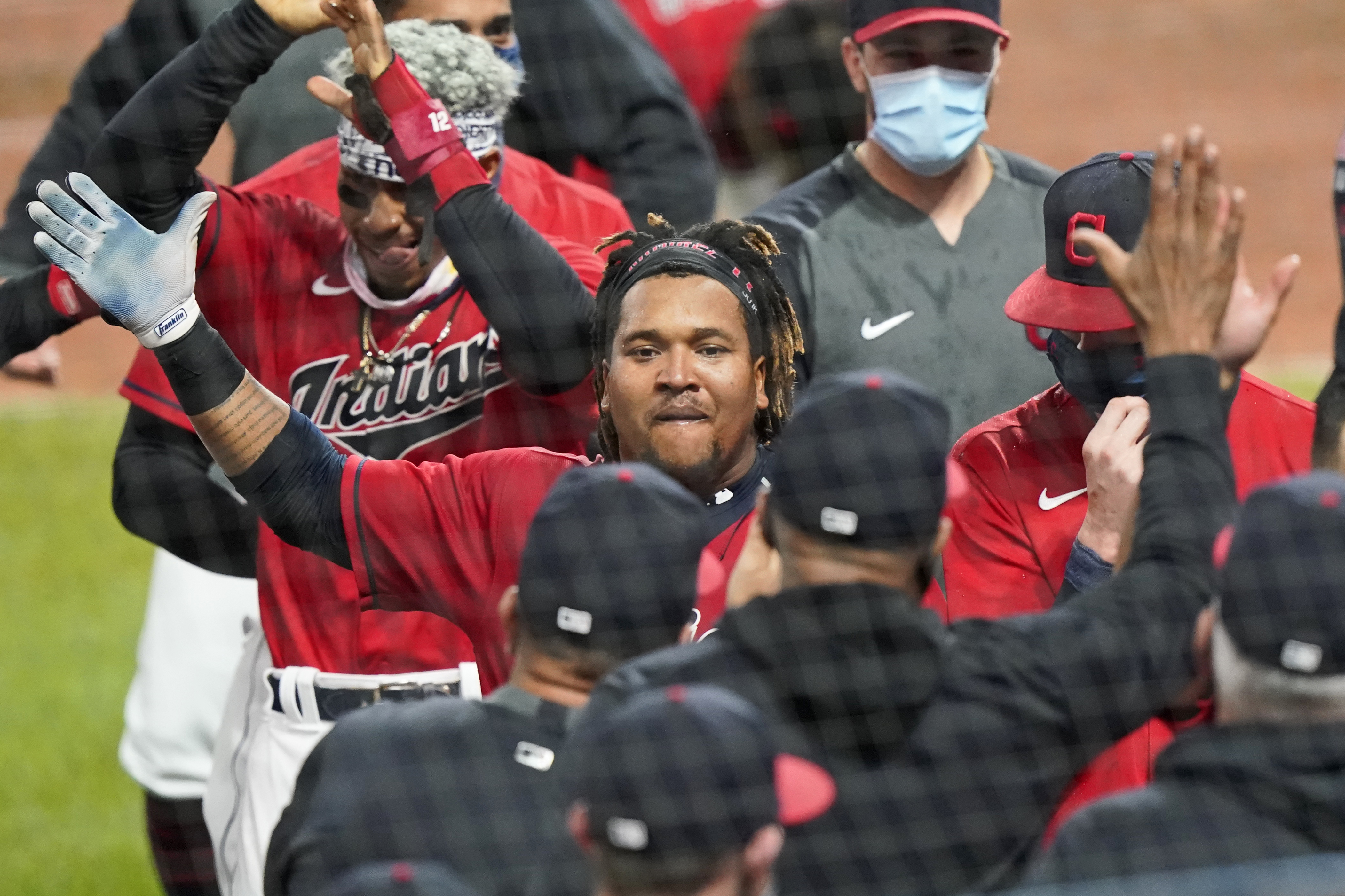 indians white sox jose ramirez home run clinch postseason