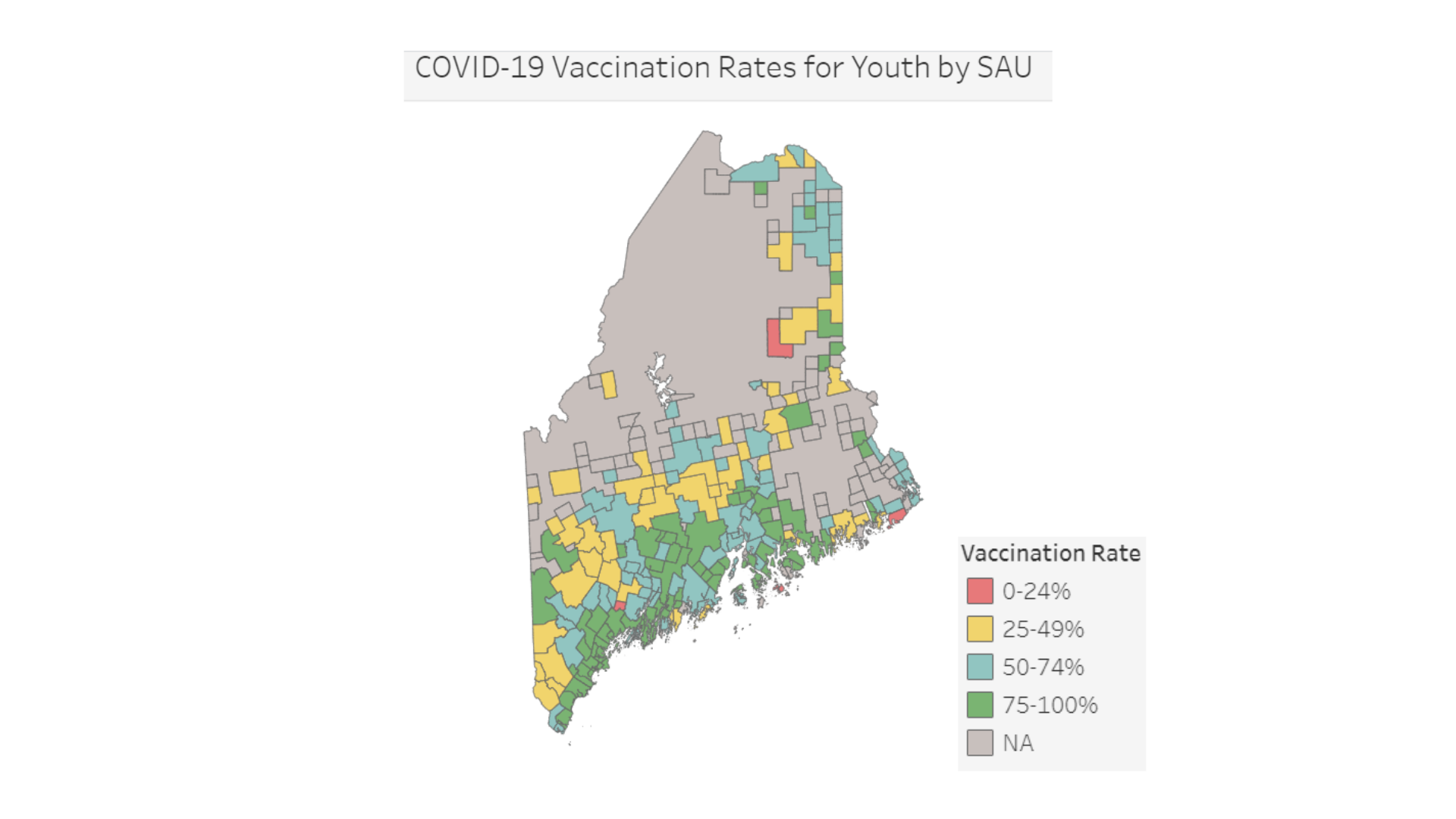 Maine DHHS and DOE Publish Student COVID-19 Vaccination Rates