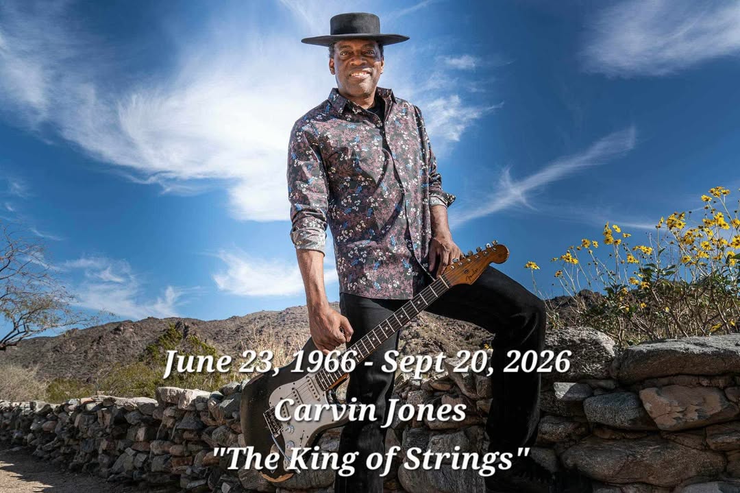 Phoenix blues guitarist Carvin Jones, known as the 'King of