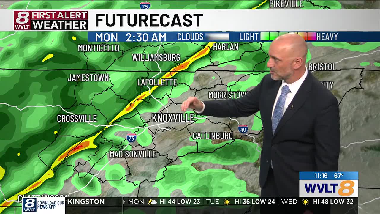 Higher wind gusts and rain arrives tonight ahead of the next BIG