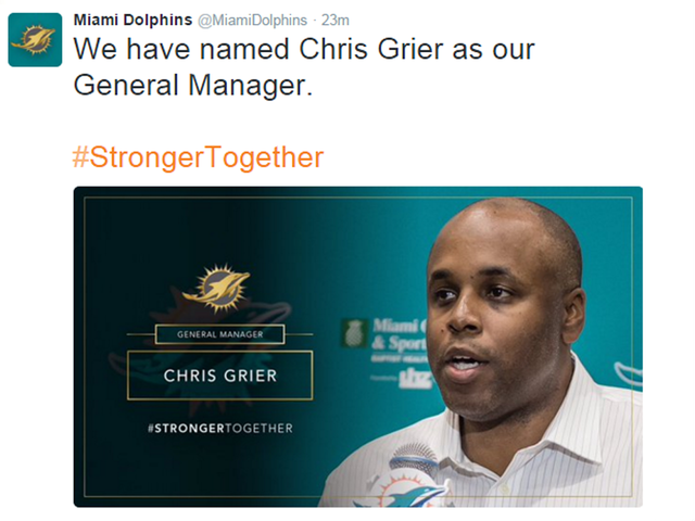 Yes, general manager Chris Grier deserves the benefit of the doubt