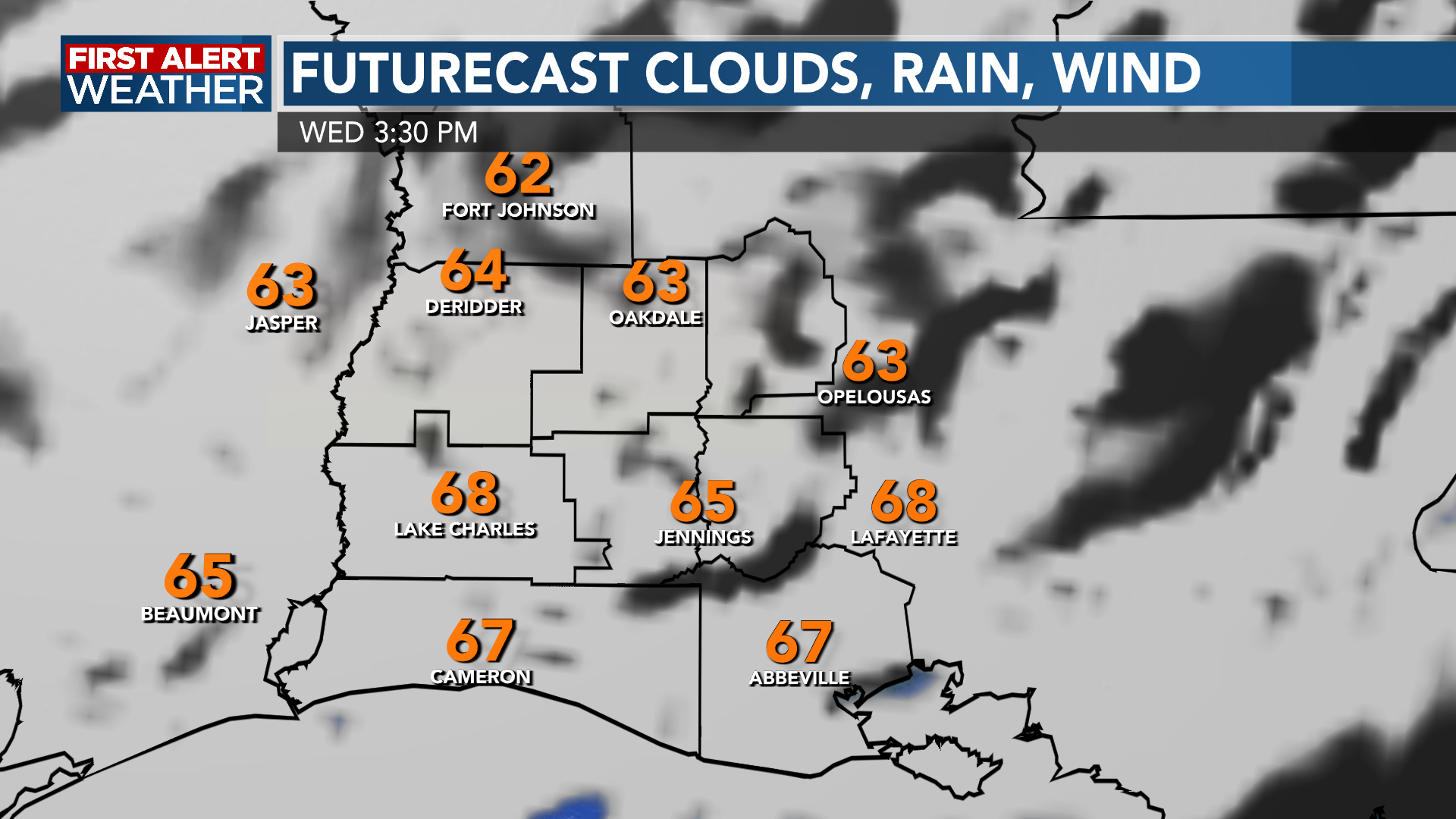 First Alert Forecast Staying cool Wednesday with more cloud cover