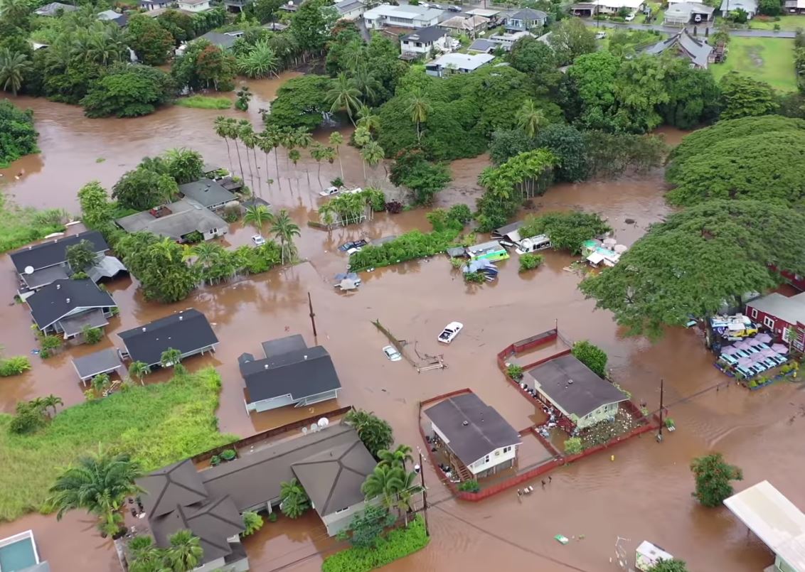 Torrential rains, severe flooding across Hawaii cited as examples of  climate change