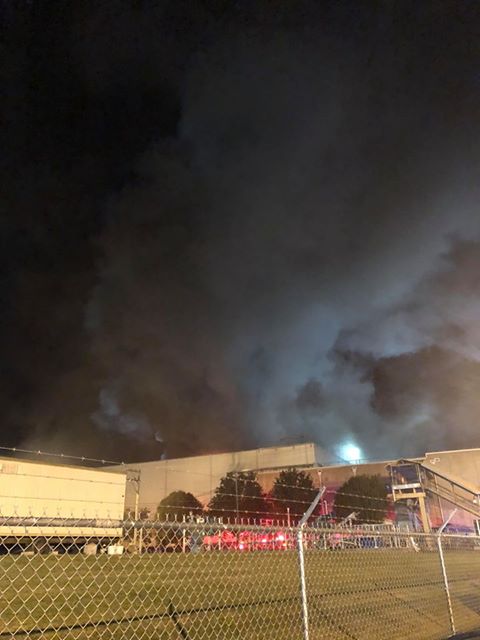 Fire at Pilgrim's Pride chicken plant due to ammonia leak