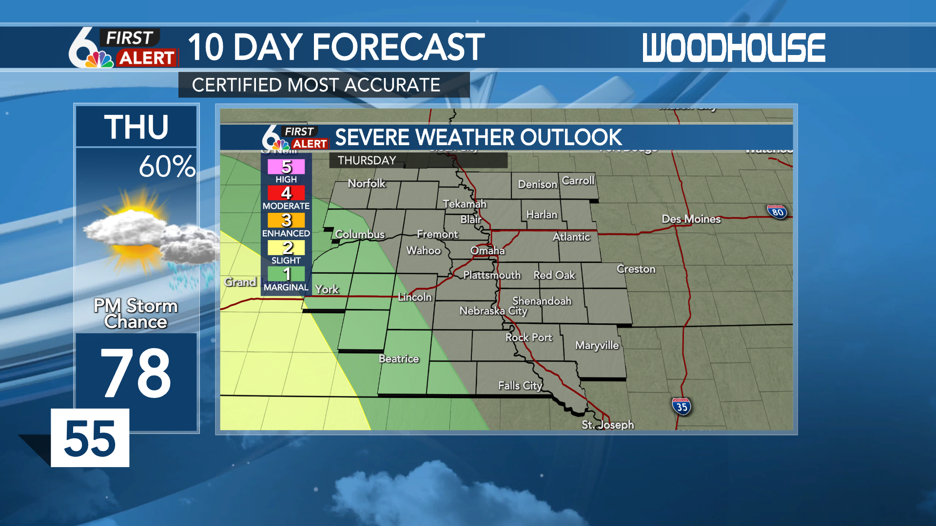 Emily s 6 First Alert Forecast Strong storms for some Tuesday night