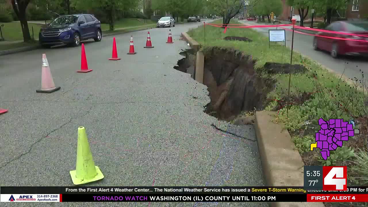 Updated: 2nd cave-in in as many days emerges in St. Louis