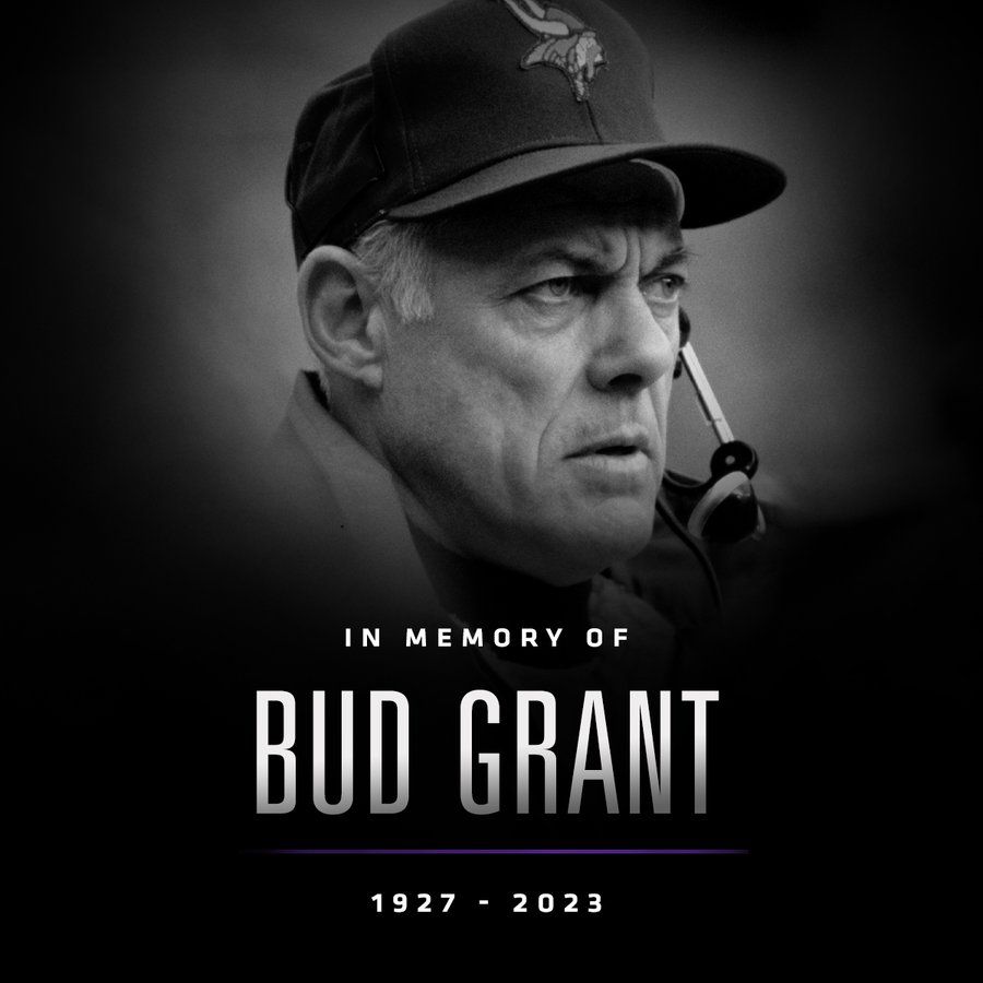 Former Vikings coach, Wisconsin high-school star Bud Grant dies