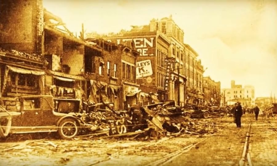 94 years ago today 85 died in Ohio's deadliest tornado that tore