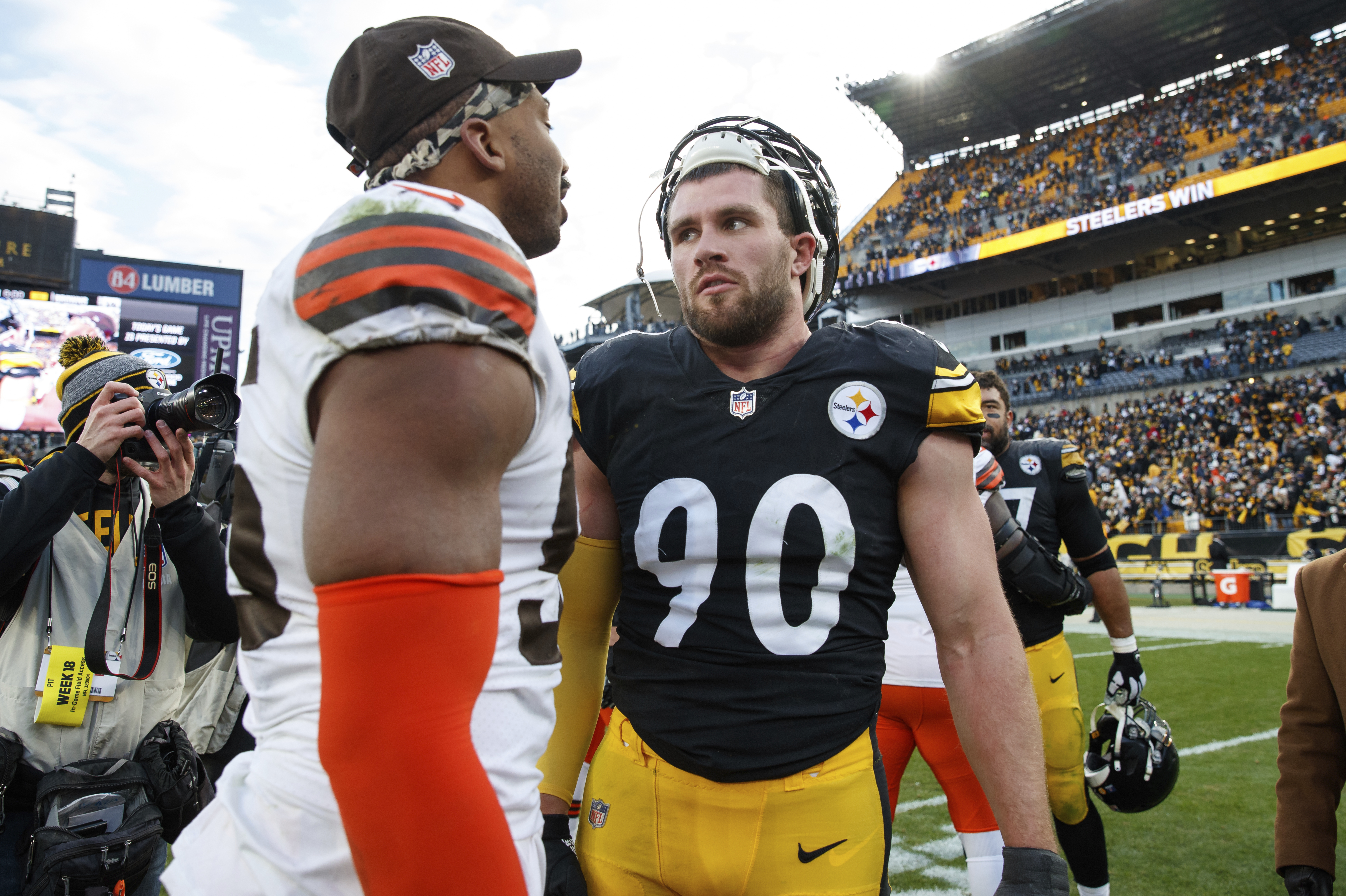 T.J. Watt Shouts Out to Pittsburgh Steelers Fans After Win