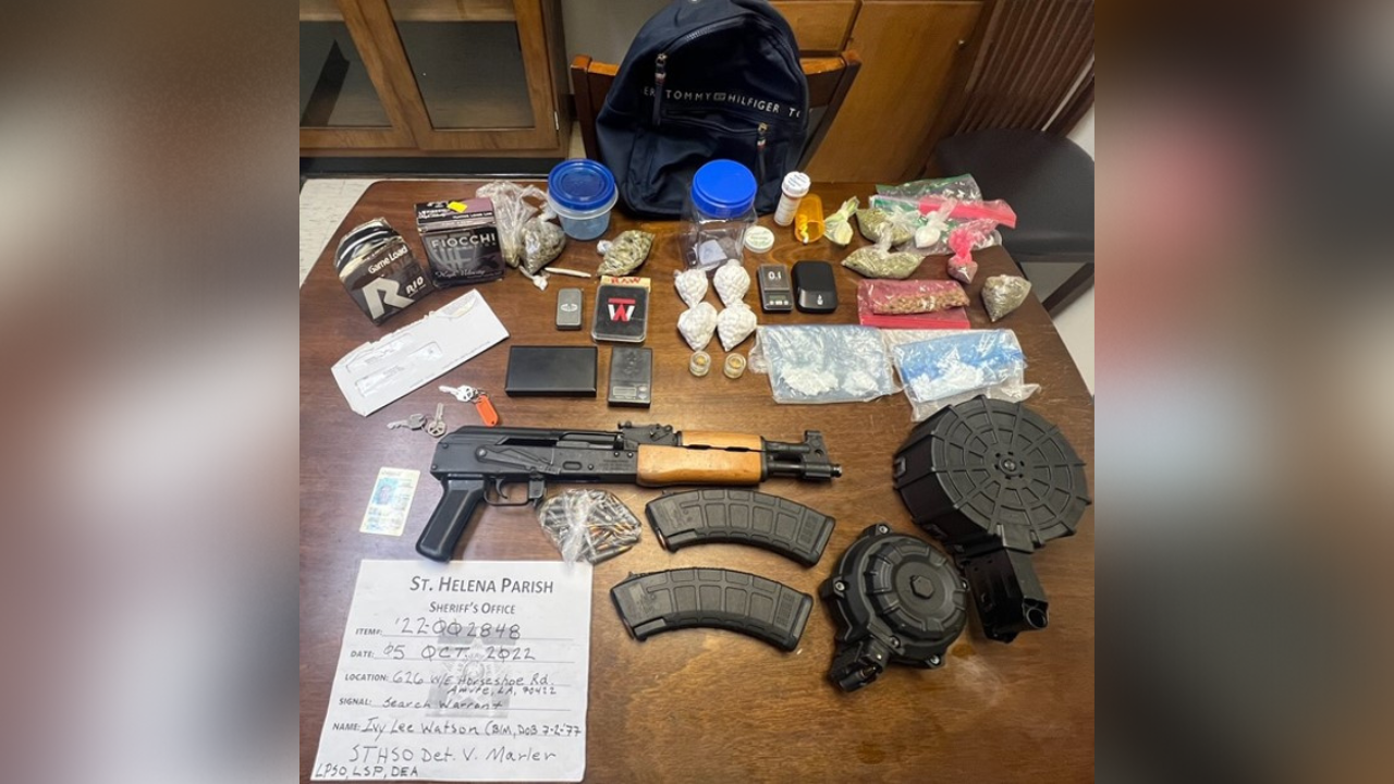 Officials arrest alleged drug dealer in St. Helena Parish
