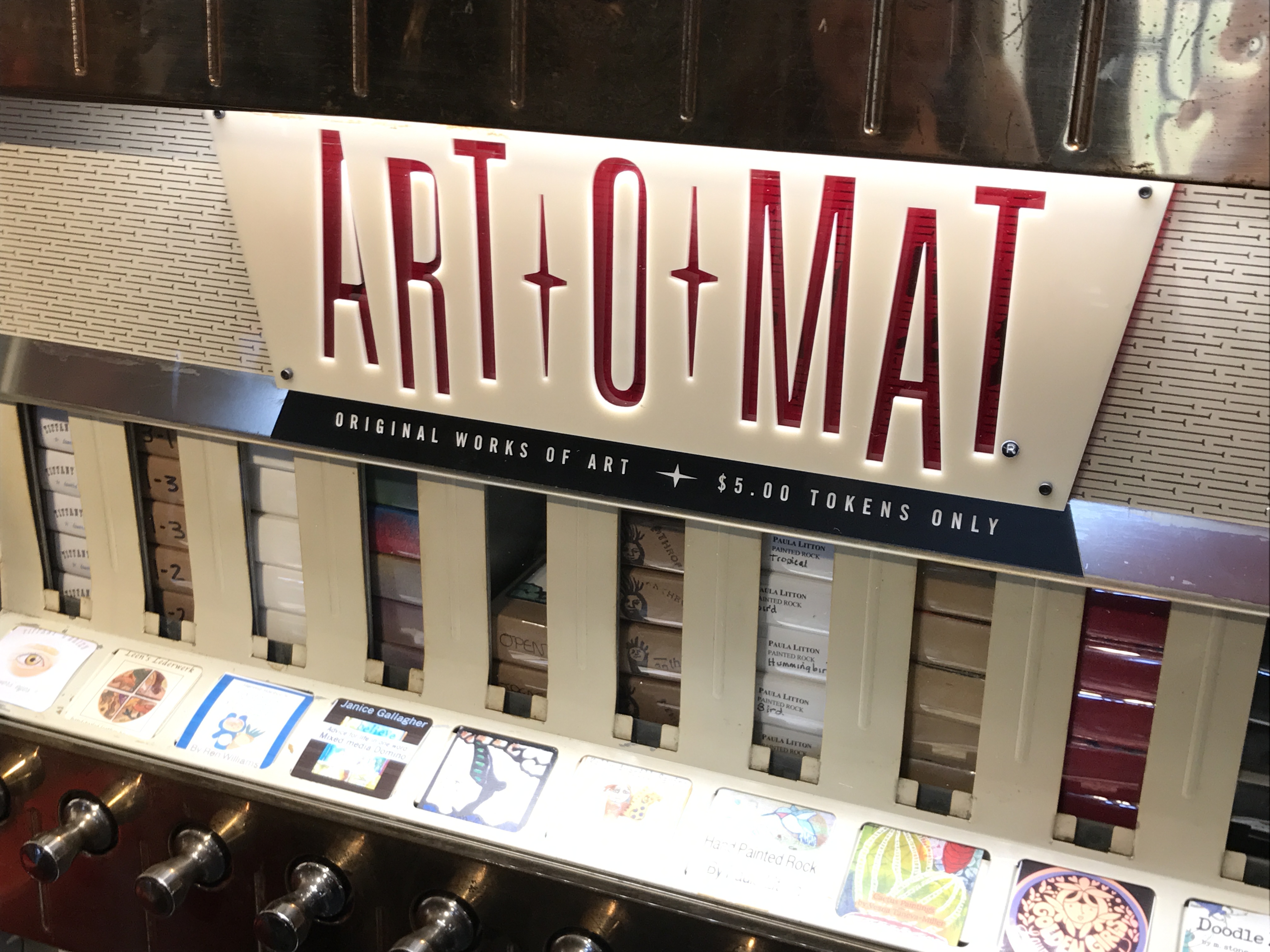 Saenger Theater first site in MS for Art-O-Mat vending machine