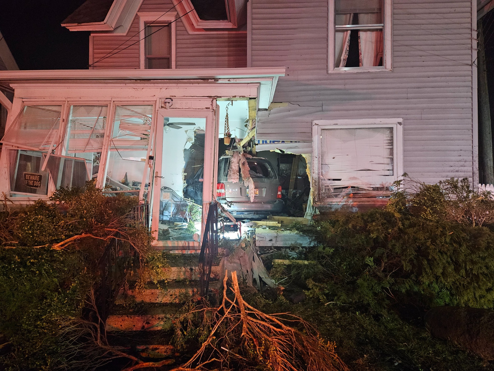 POLICE: 'Impaired' minivan driver crashes through Battle Creek home