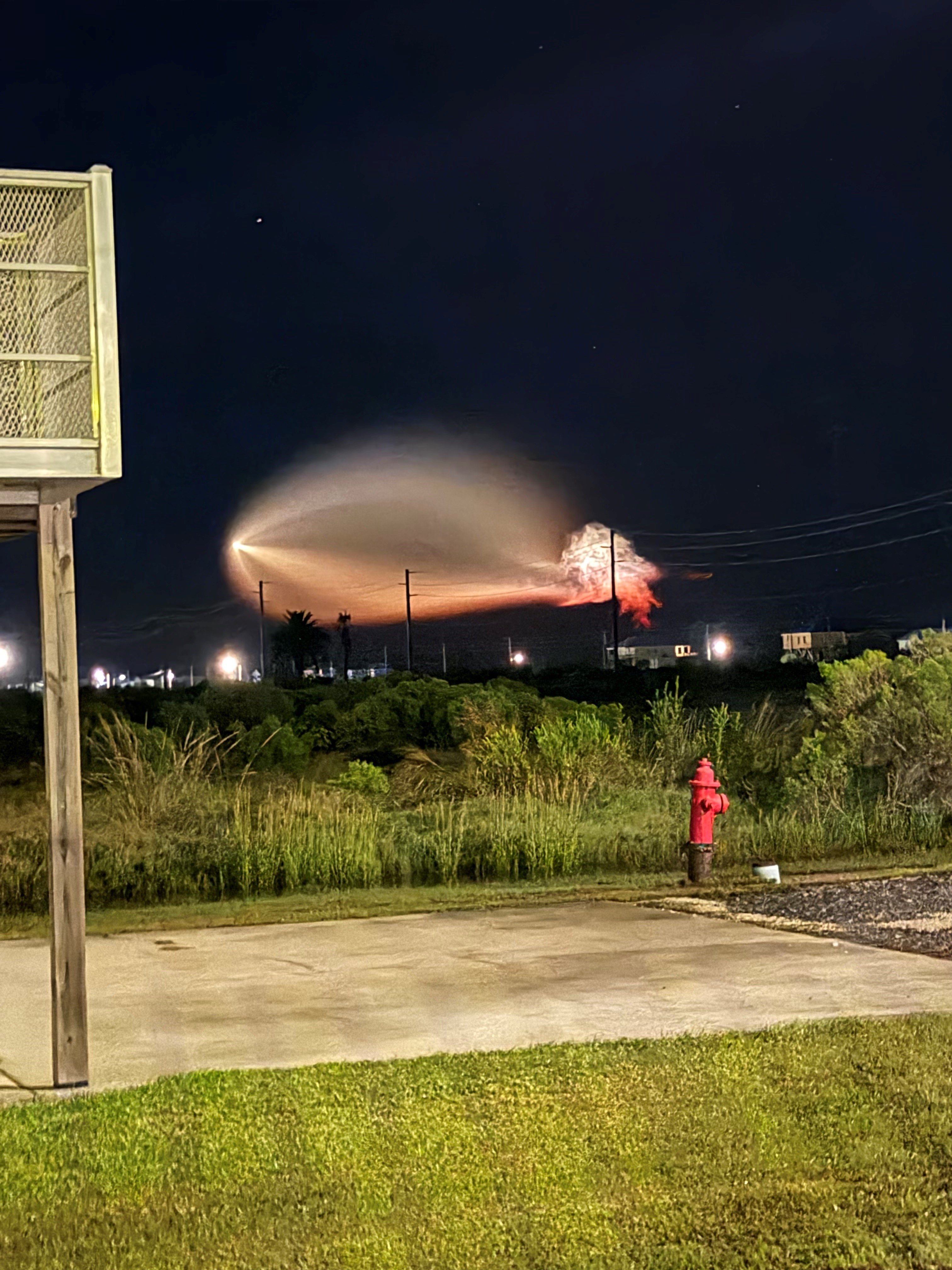 SpaceX launch creates ‘space jellyfish’ over Grand Isle, Southeast Louisiana