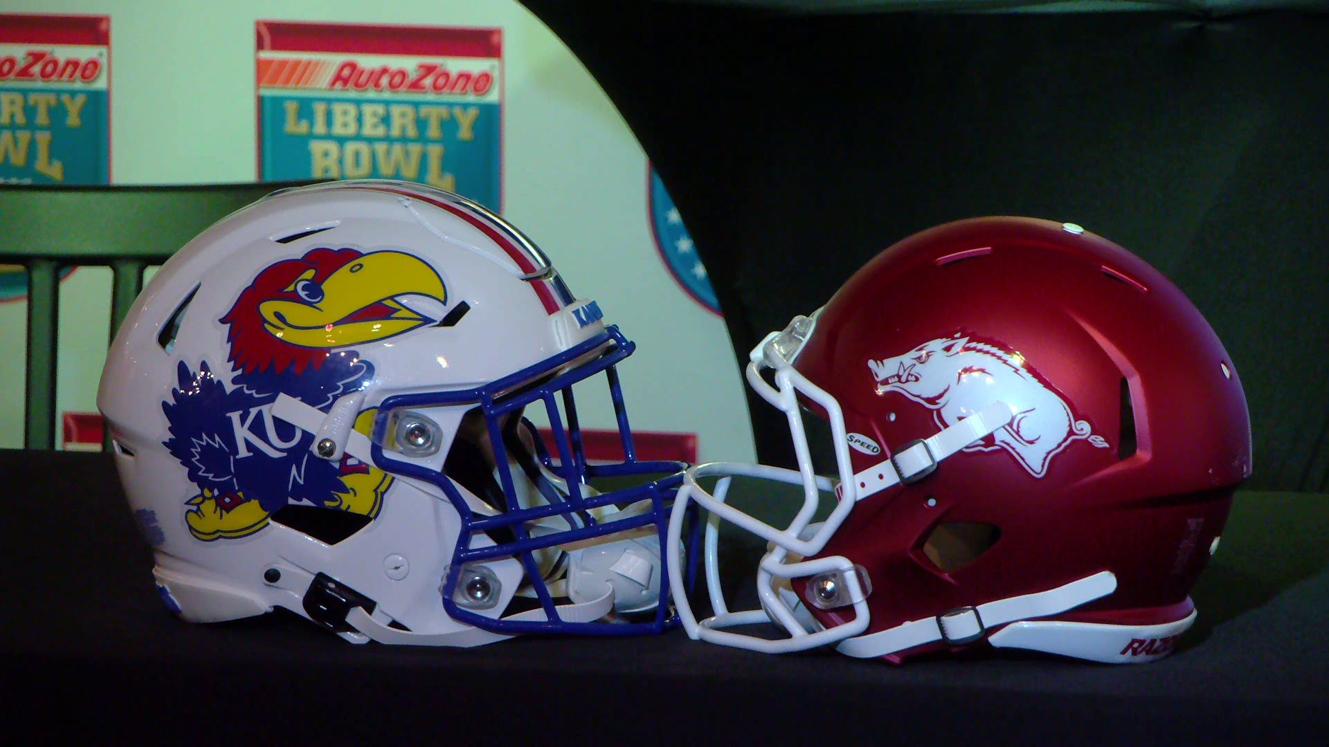 arkansas helmets football liberty bowl Arkansas faces Kansas in Liberty Bowl