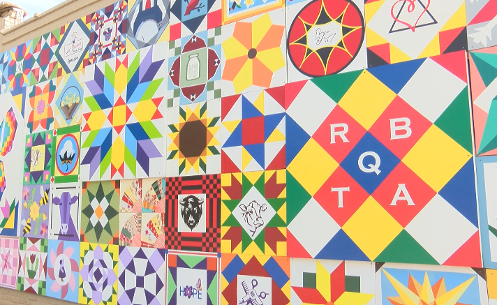 Different kind of mural: Bear Poplar store now home to country's biggest  community barn quilt - Salisbury Post