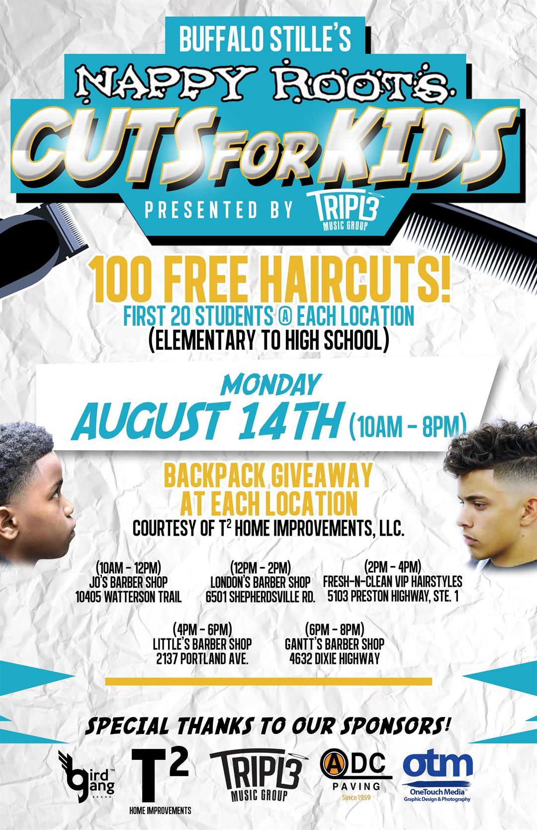 Nappy Roots member arranges free haircuts for Louisville students